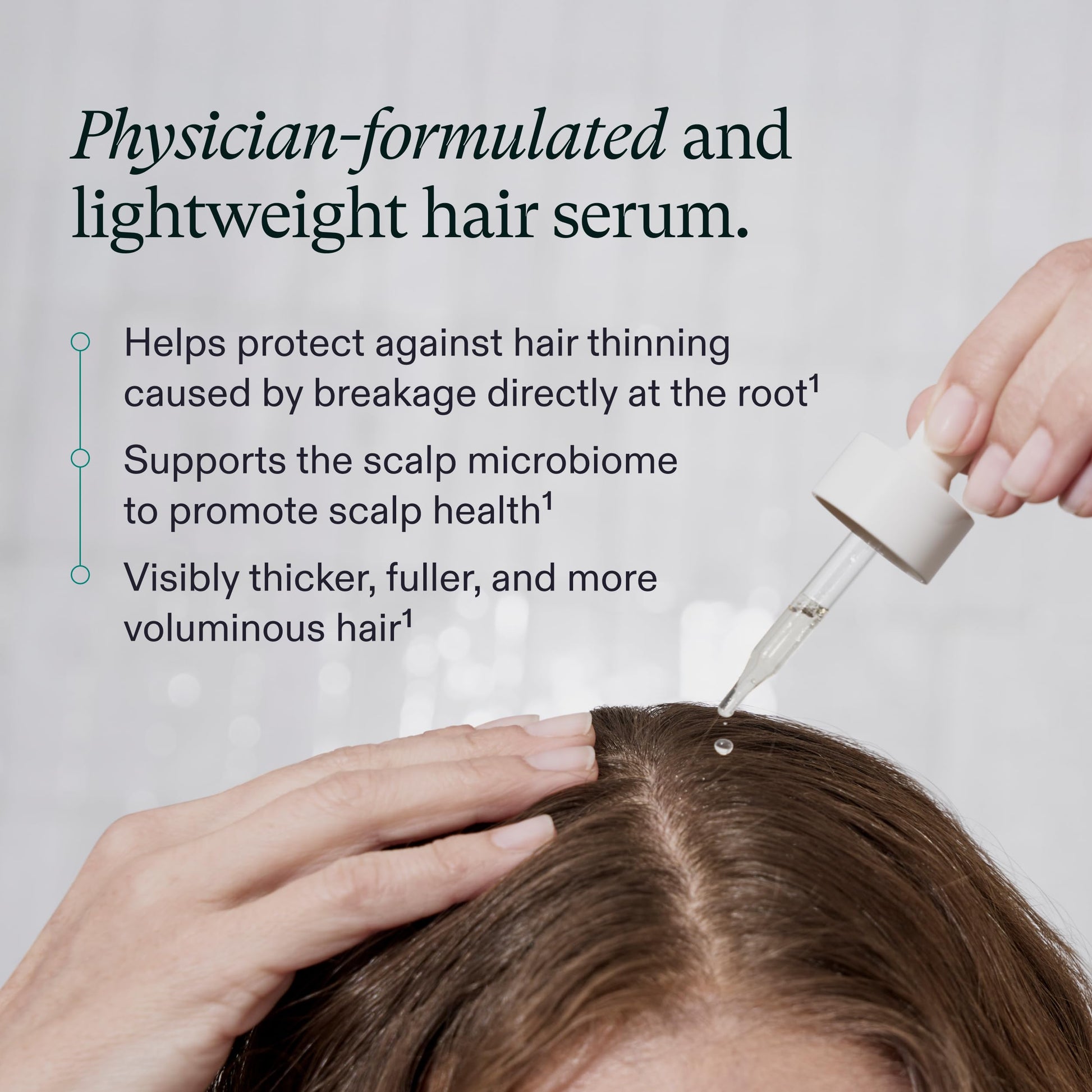 Nutrafol Women's Hair Serum, Supports Visibly Thicker and Stronger Hair, Vegan, Lightweight and Fast-Absorbing - 1.7 Fl Oz, 1 Bottle Nutrafol Au supplements