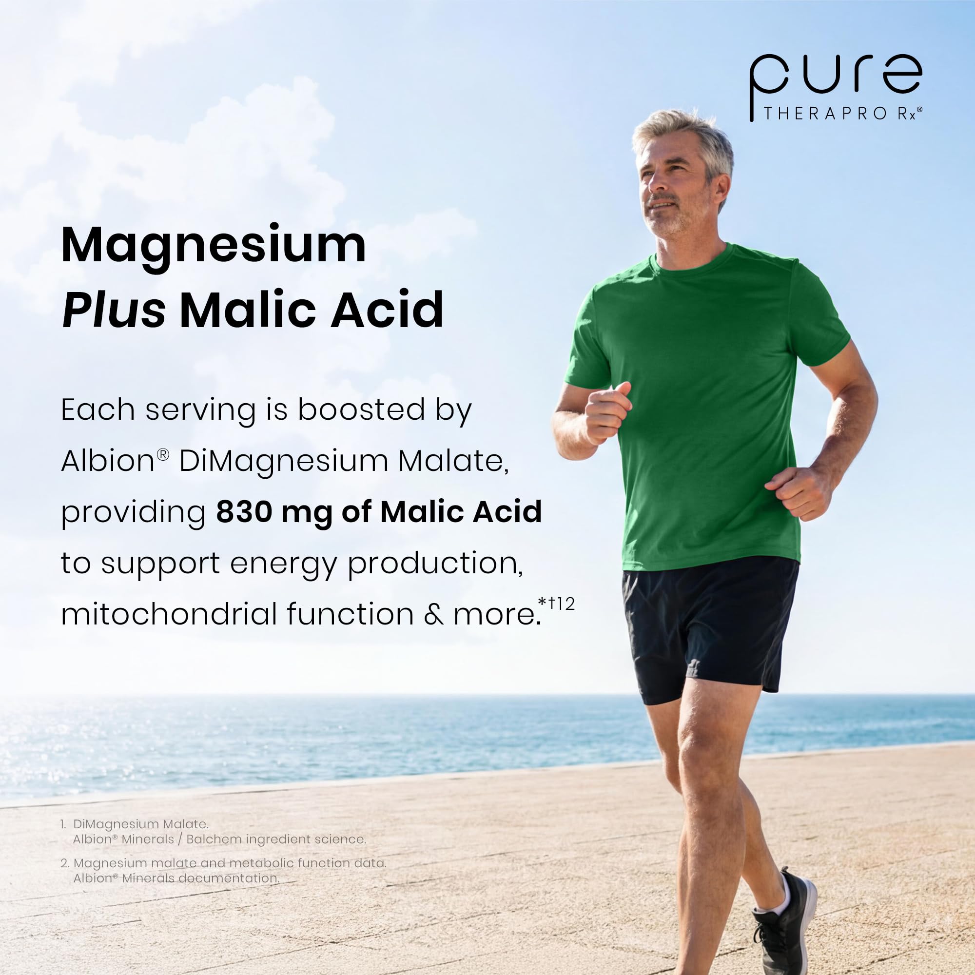 Pure TheraPro Rx Optimum Magnesium Lysinate Glycinate & Di-Magnesium Malate, Made in USA | 2 Month Supply | Chelated for Maximum Absorption, Supports Bone Health & Energy, Non-GMO Pure Therapro Rx Au supplements