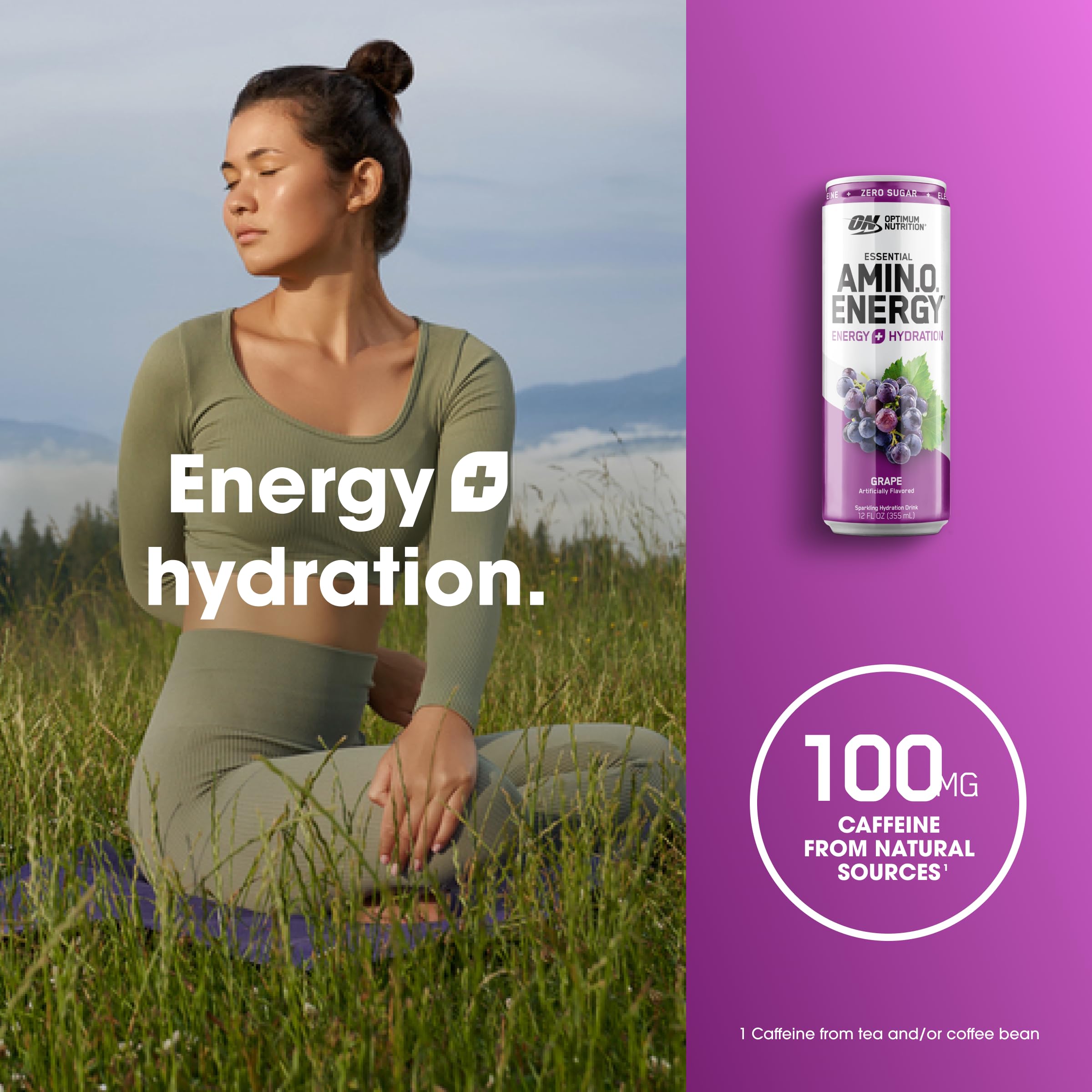 Optimum Nutrition Amino Energy Sparkling Hydration Drink, Electrolytes, Caffeine Optimum Nutrition Au supplements