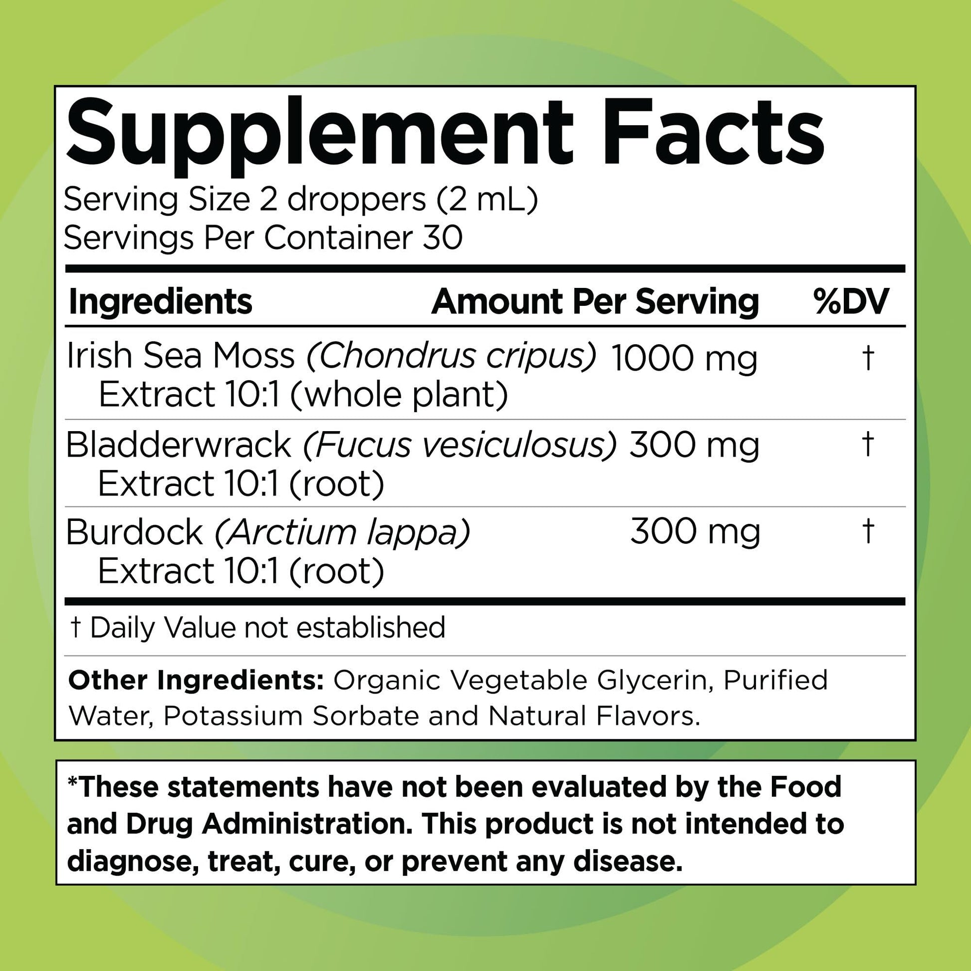 Liquid Naturals Irish Sea Moss Drops - Citrus Berry Flavor - 92+ Essential Minerals & Vitamins - Energy, Skin, Gut, Recovery - Bladderwrack and Burdock Root - 2 fl. oz Liquid Naturals Au supplements