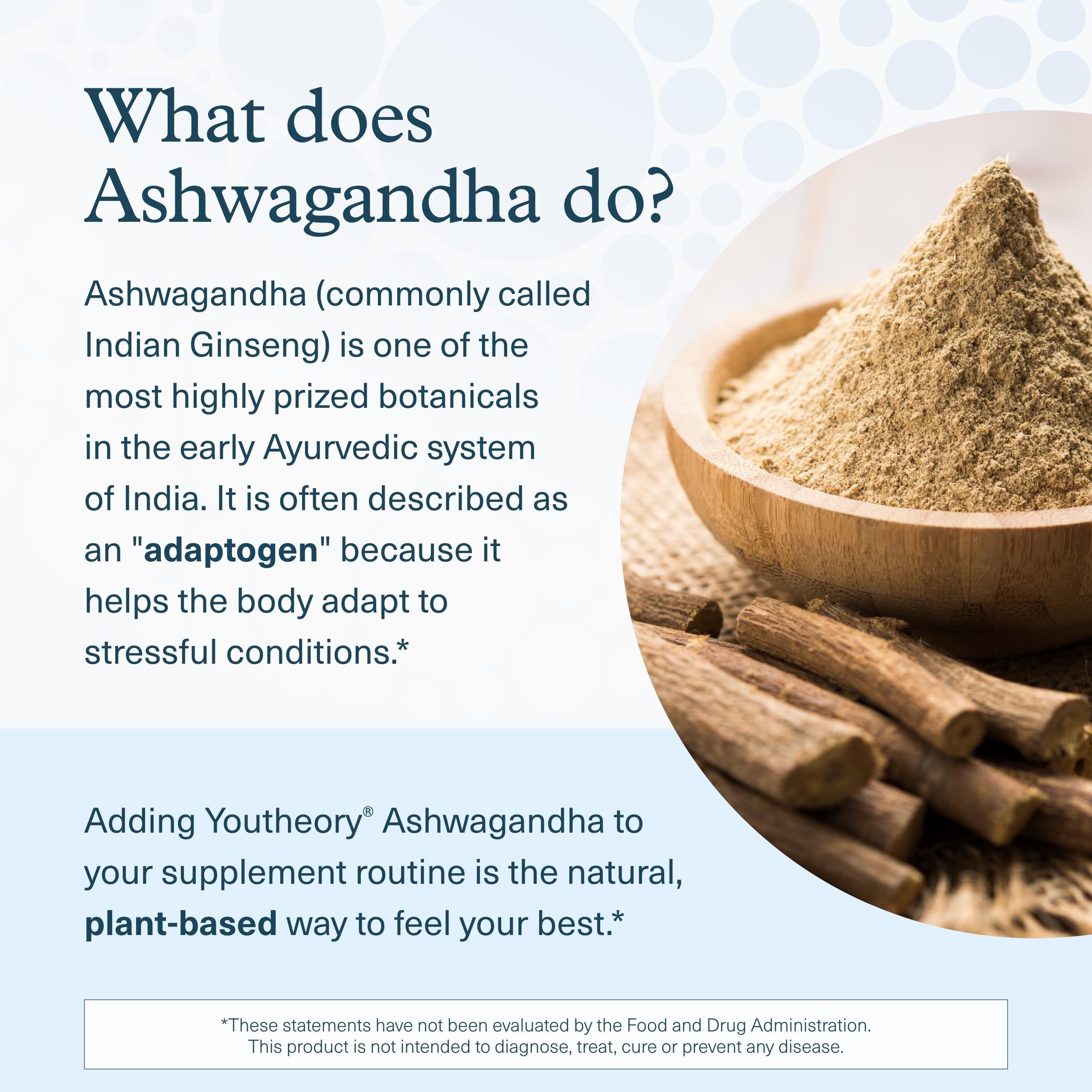 Youtheory Ashwagandha - with Organic KSM-66 Ashwagandha - Herbal Blend to Support Stress Relief & Energy Levels* - Helps Support Mood* - 60 Vegetarian Capsules (30-Day Supply) Youtheory Au supplements