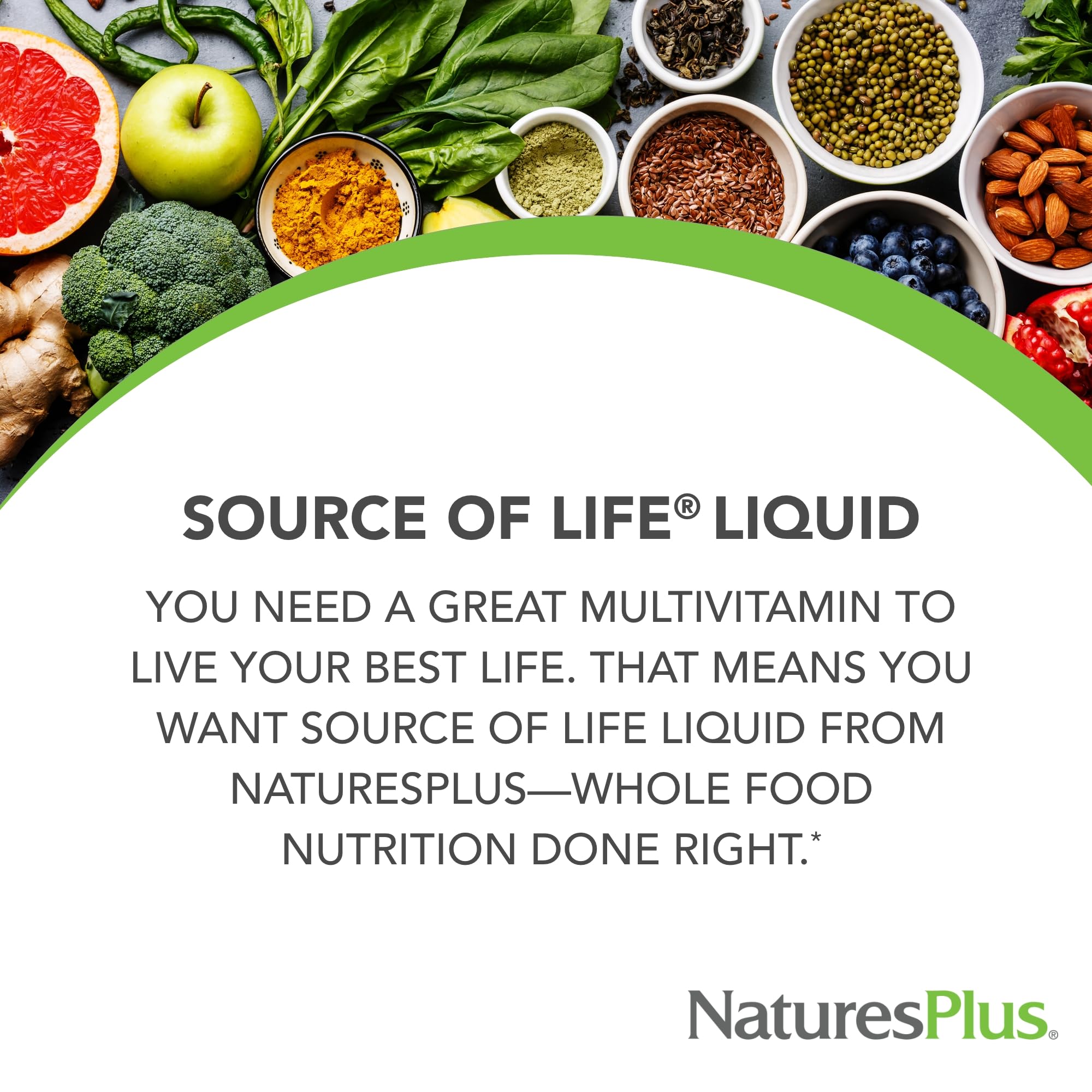 NaturesPlus Source of Life Liquid - 30 fl oz - Tropical Fruit Flavor - Wholefood Supplement, Energy Booster, Antioxidant - Vegetarian, Gluten-Free - 30 Servings Aus Healthcare Au supplements