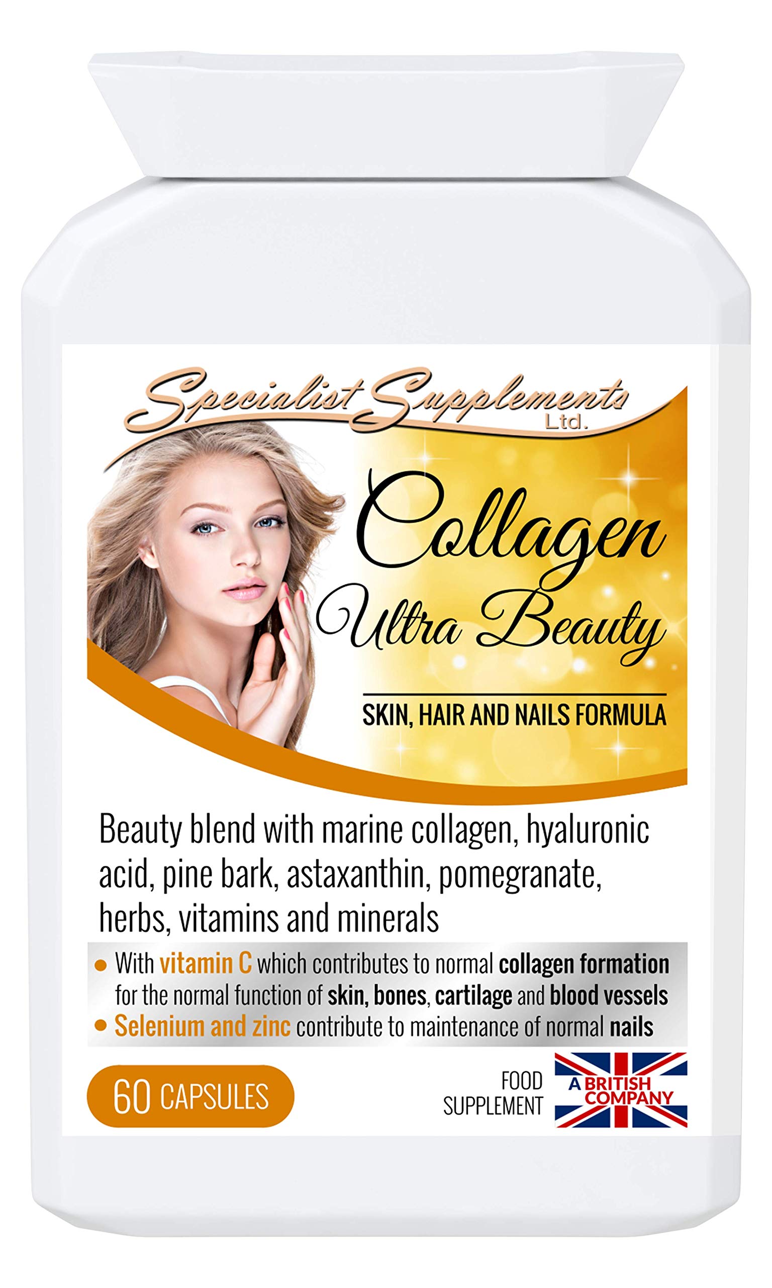 Specialist Supplements Collagen Ultra Beauty Marine Collagen, Hyaluronic Acid, Vitamin, Mineral Specialist Supplements Au supplements