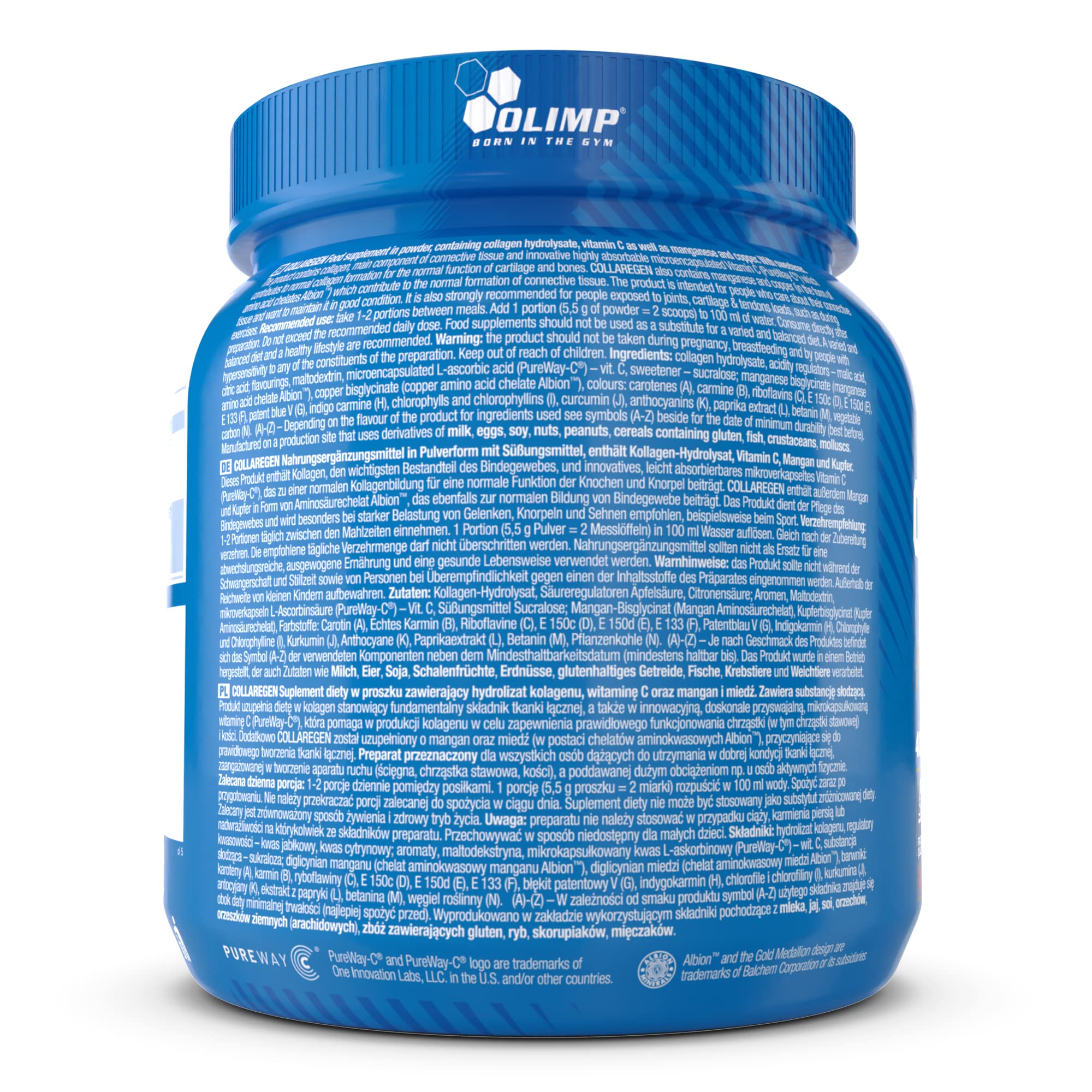 Olimp Labs Collaregen Mineral Supplement, Orange Flavour Powder, 400 g OLIMP SPORT NUTRITION Au supplements