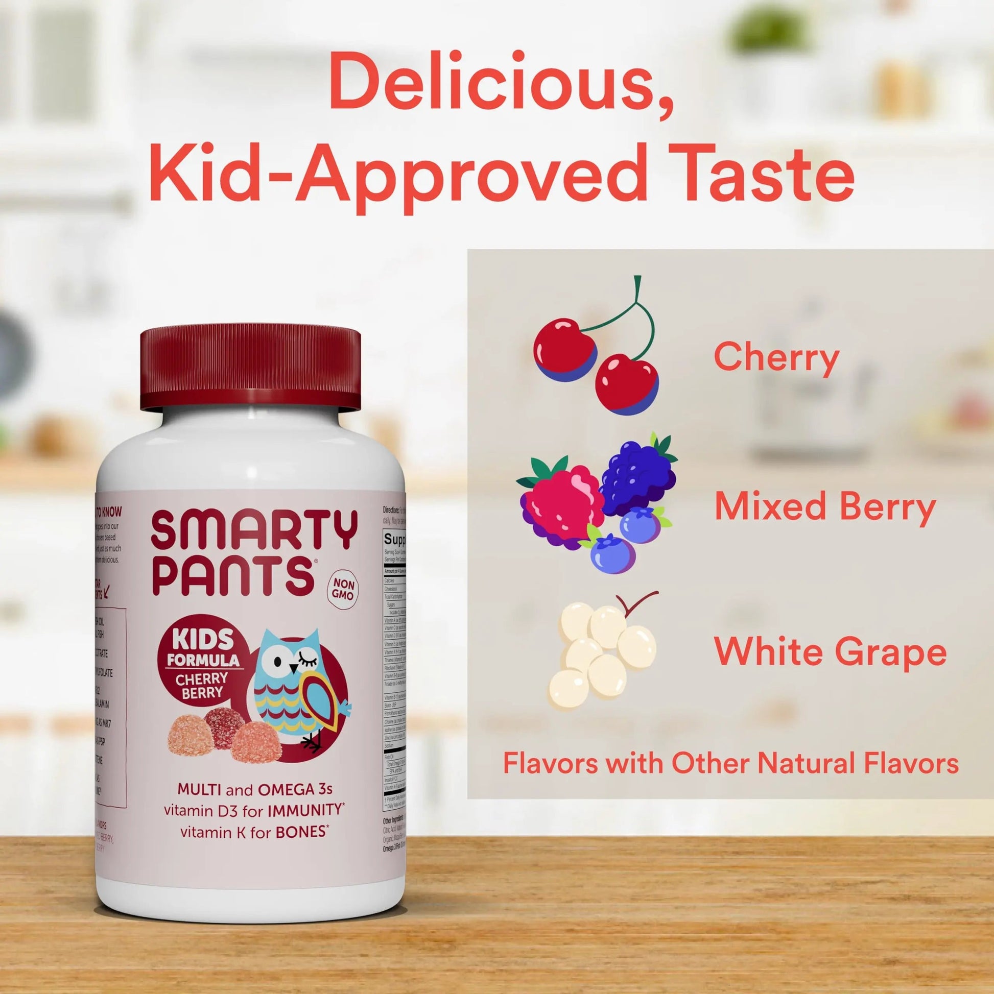 SmartyPants Kids Multivitamin Gummies: Omega 3 Fish Oil (EPA/DHA), Vitamin D3, C, Vitamin B12, B6, A, K & Zinc for Immune Support SmartyPants Au supplements