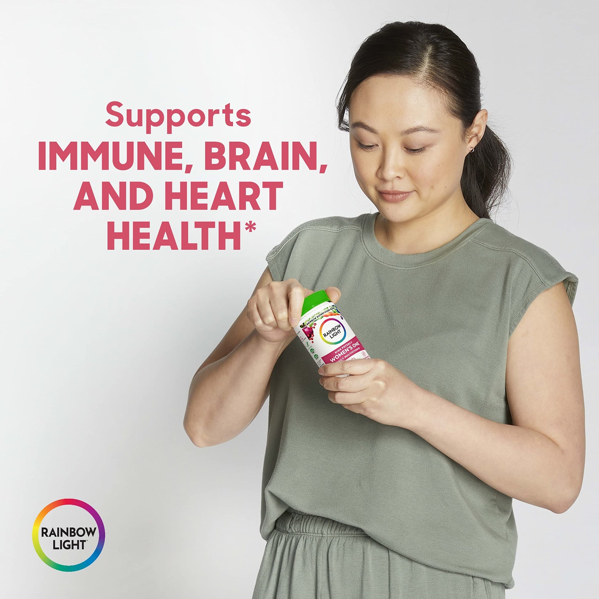 Rainbow Light Womens One High-Potency Daily Multivitamin, Womens Multivitamin Rainbow Light Au supplements