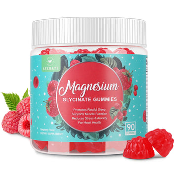 90 Count Magnesium Glycinate Gummies 400 mg - Sugar Free Magnesium Supplement for Adults with Glycinate & Malate, L-Theanine, Ashwagandha, Zinc, Vitamin B6 & D3, Supports Relaxation & Sleep AFXMATE Au supplements