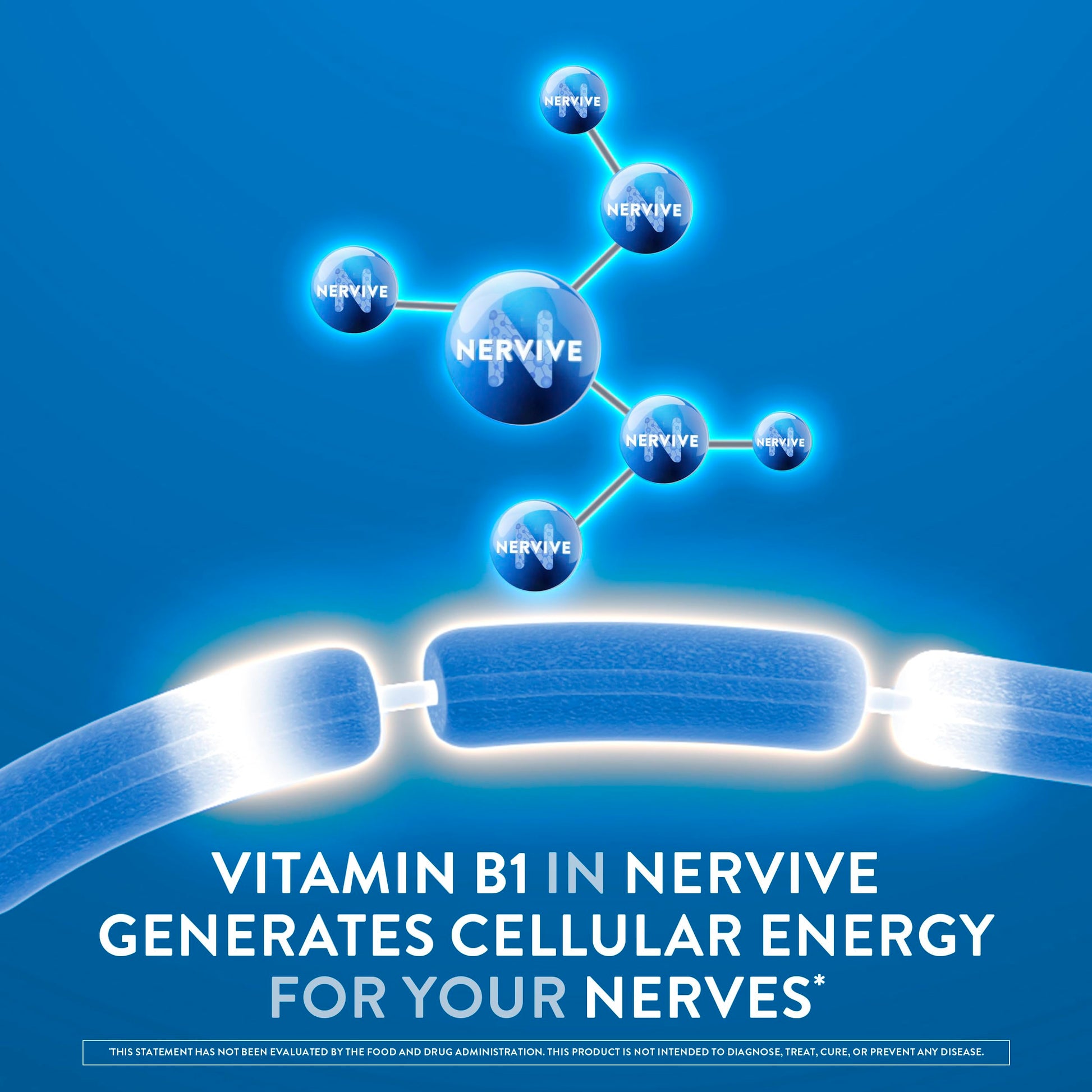 Nervive Nerve Health, Alpha Lipoic Acid, Fortify Nerve Health, Healthy Nerve Function, Healthy Blood Circulation, Supplement, Tablet, 60 Tablets Nervive Au supplements
