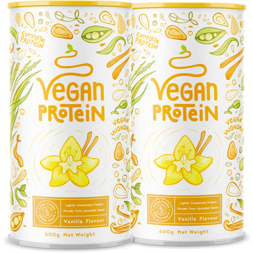 Vegan Protein Powder Vanilla - 1.2kg(80 servings) - 100% Plant Based Protein Powders Alpha Foods Au supplements