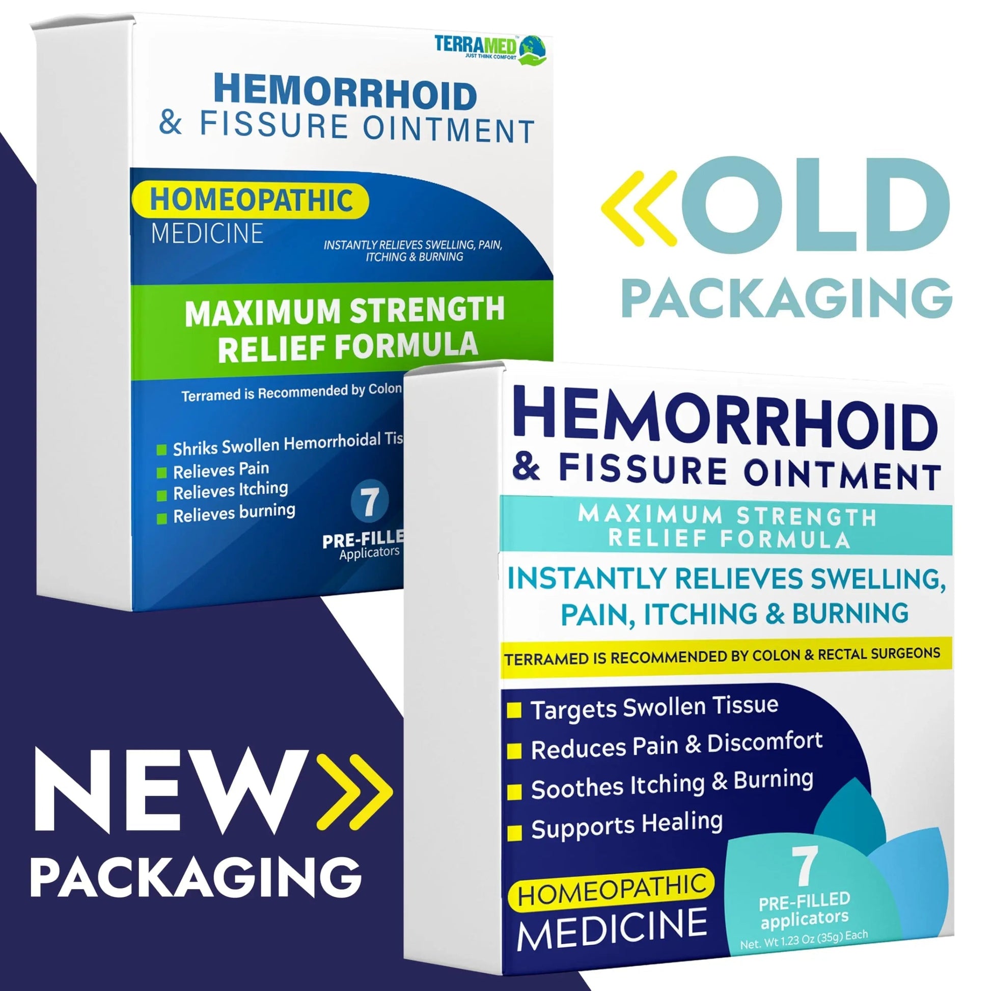 Hemorrhoid Treatment | Hemorrhoid Ointment | Hemorrhoid & Fissure Ointment | 7 Pre-Filled Applicators | Fast & Effective Relief | Reduces Swelling, Itching & Discomfort | Advanced Formula Terramed Just Think Comfort Au supplements