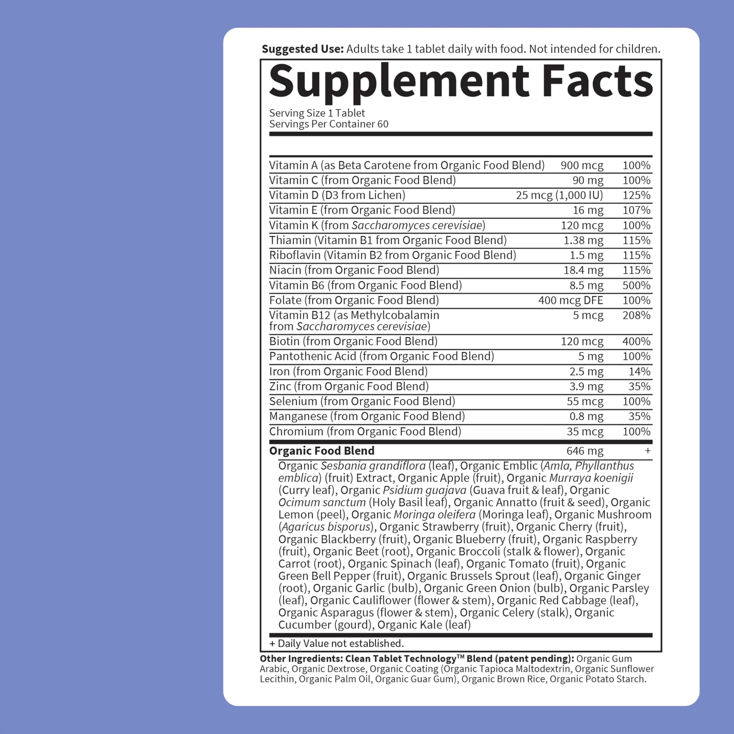 Garden of Life Once Daily Whole Food Multivitamin for Men, Organic Mens Vitamins & Minerals, Vitamin C, Zinc, Vegan Garden of Life Au supplements