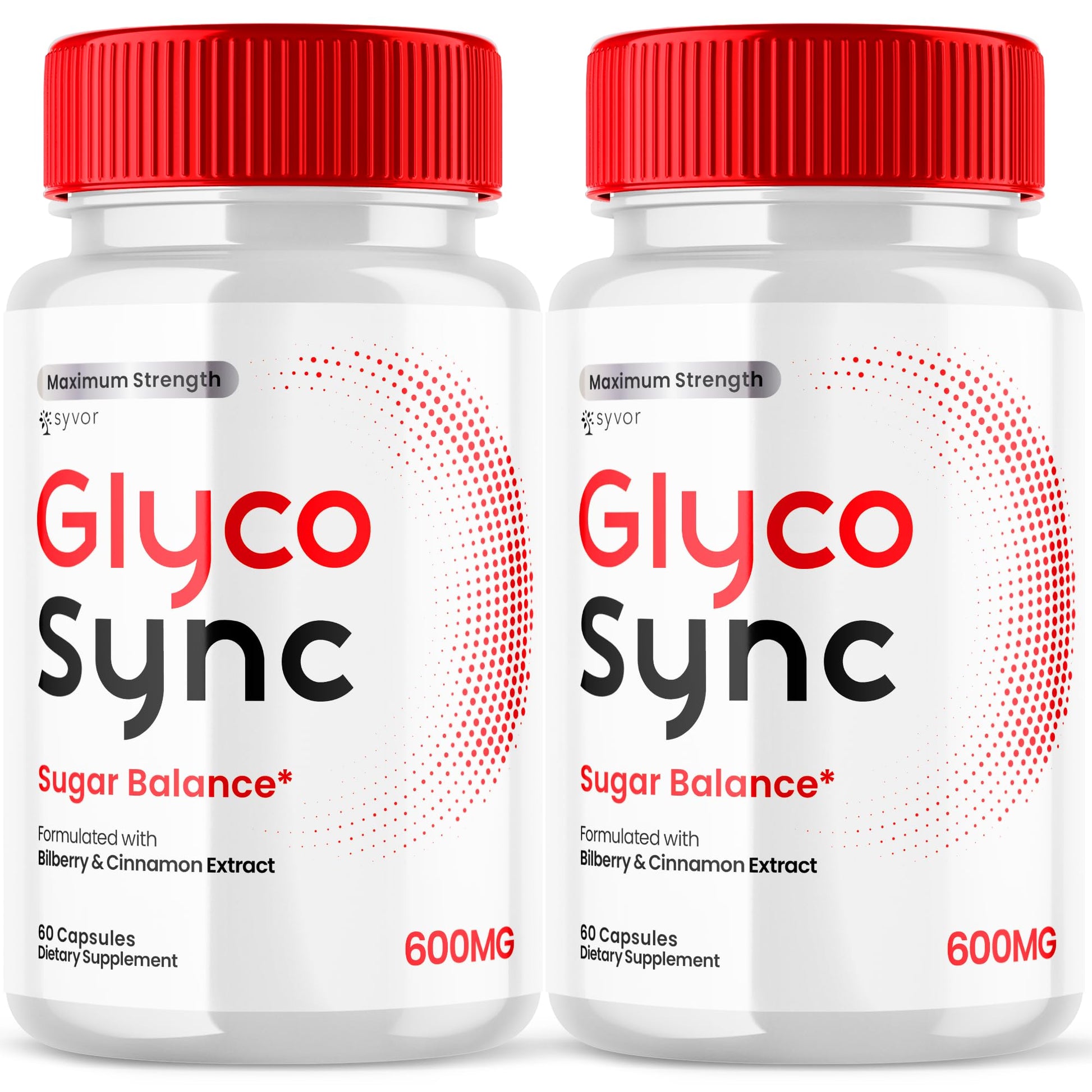 (2 Pack) Glyco Sync Capsules, Official Glyco Sync Balance Pills with All Natural Ingredients, Advanced Formula GlycoSync Joint Health and Wellness Support Max Strength for Men & Women (120 Capsules) Syvor Au supplements