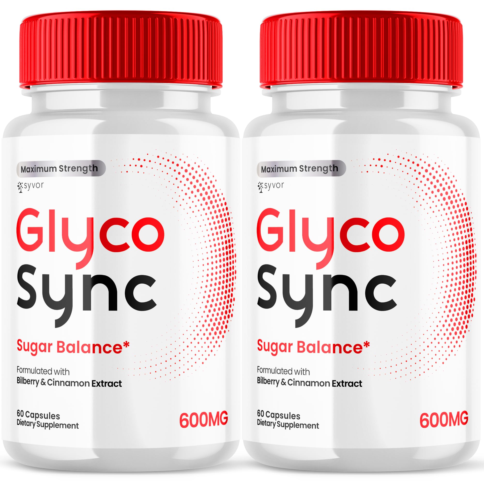 (2 Pack) Glyco Sync Capsules, Official Glyco Sync Balance Pills with All Natural Ingredients, Advanced Formula GlycoSync Joint Health and Wellness Support Max Strength for Men & Women (120 Capsules) Syvor Au supplements