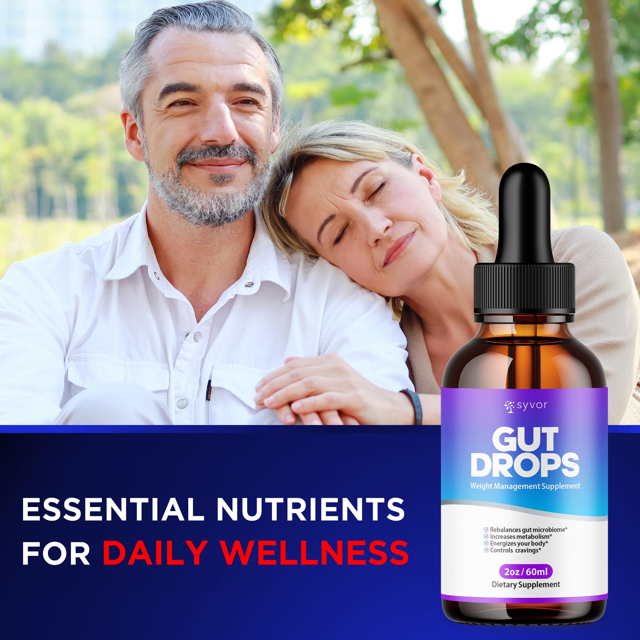 Gut Drops, Official Gut Drops Liquid Supplement Advanced All Natural Vitamin Formula, GutDrop Maximum Strength Biome Support for Health Energy and Wellness Support for Men and Women (30 Servings) Syvor Au supplements