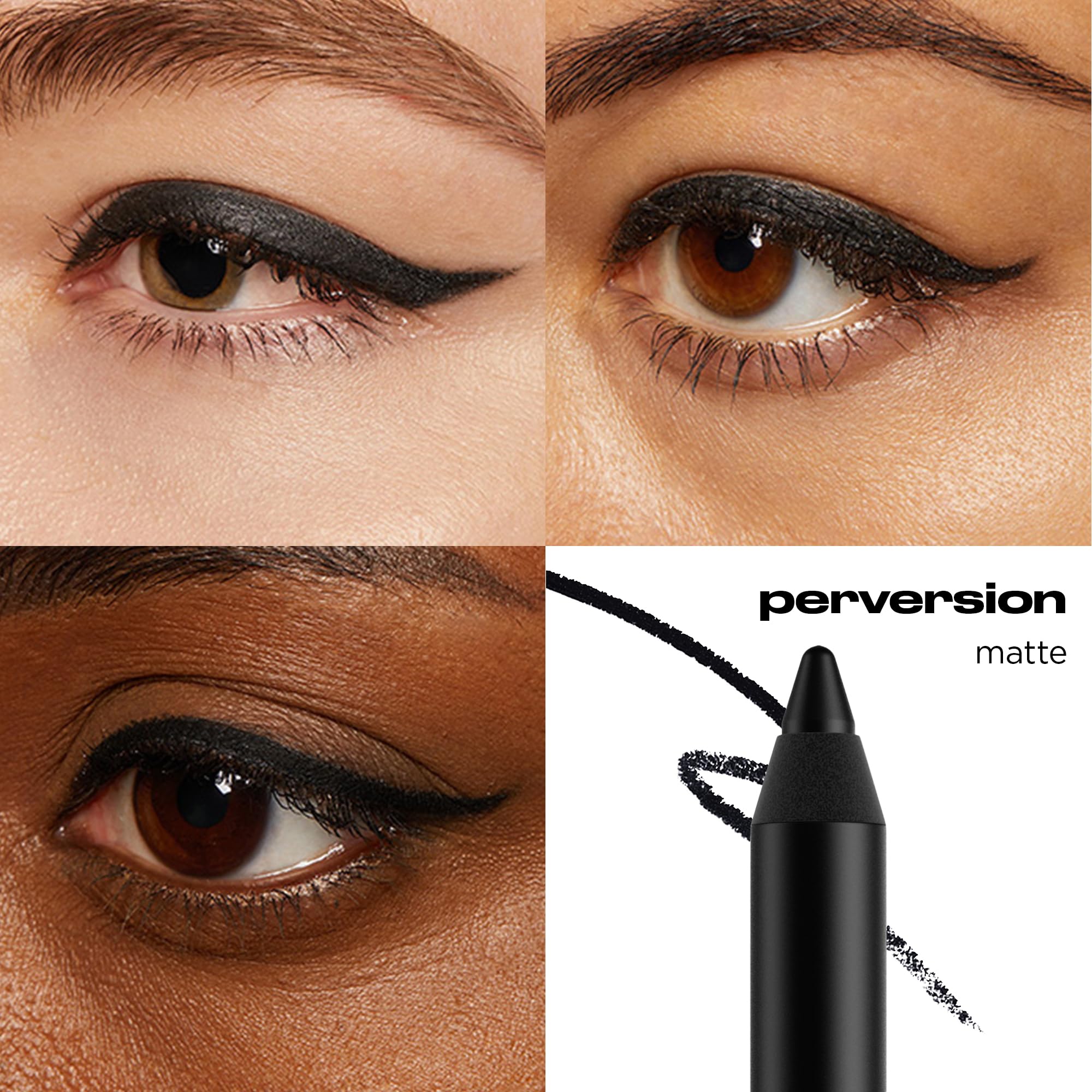 URBAN DECAY 24/7 Glide-On Waterproof Eyeliner Pencil - Smudge-Proof, Long-Lasting, Transfer-Proof, Up to 16HR Wear, Smooth No-Tug Formula, Perversion (Matte Blackest Black) - 0.04 oz URBAN DECAY Au supplements