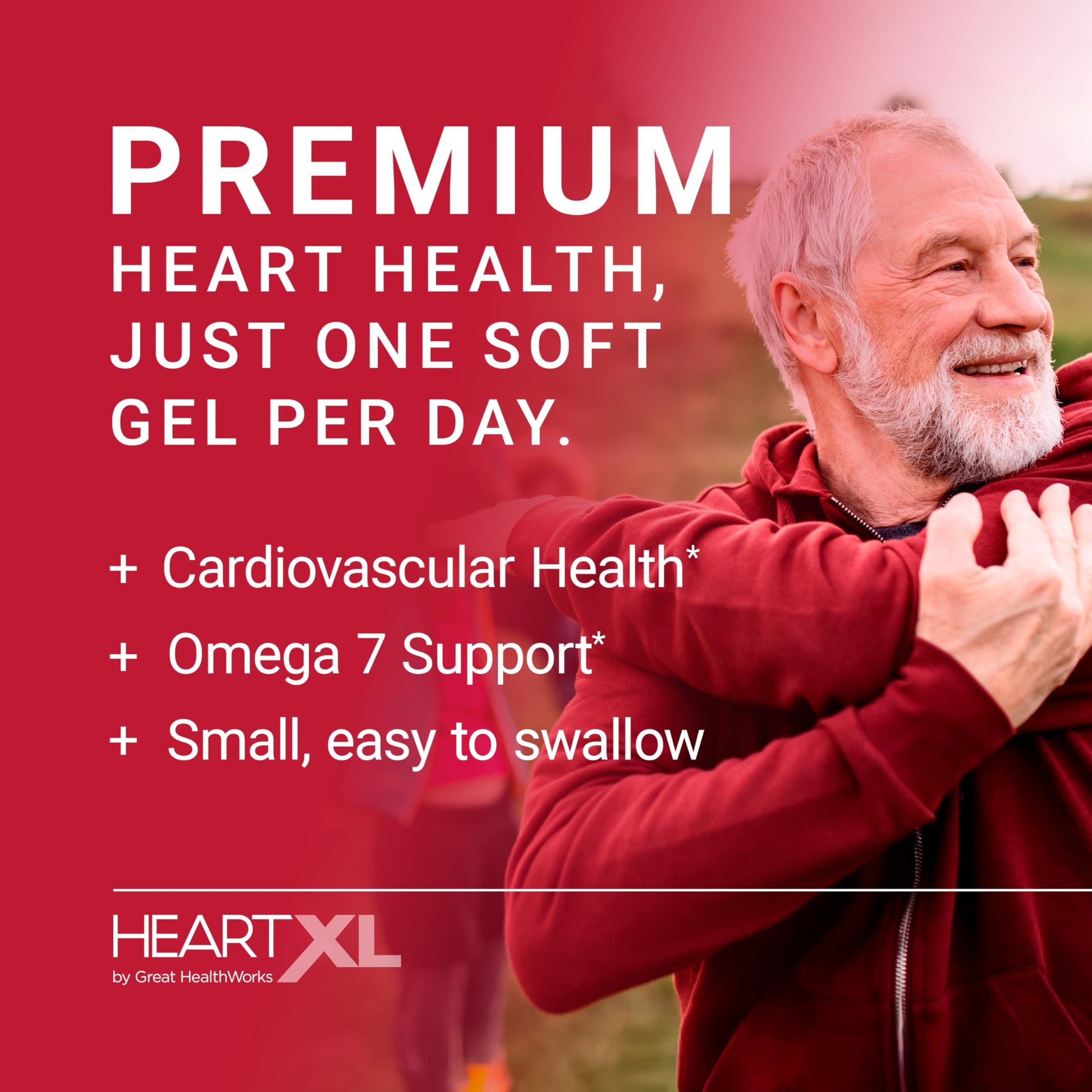 OmegaXL Joint Support Supplement - Natural Muscle Support, Green Lipped Mussel Oil, Soft Gel Pills, Drug-Free, 60 Count + HeartXL 30 Count, High Potency Omega-7 Blend OmegaXL Au supplements