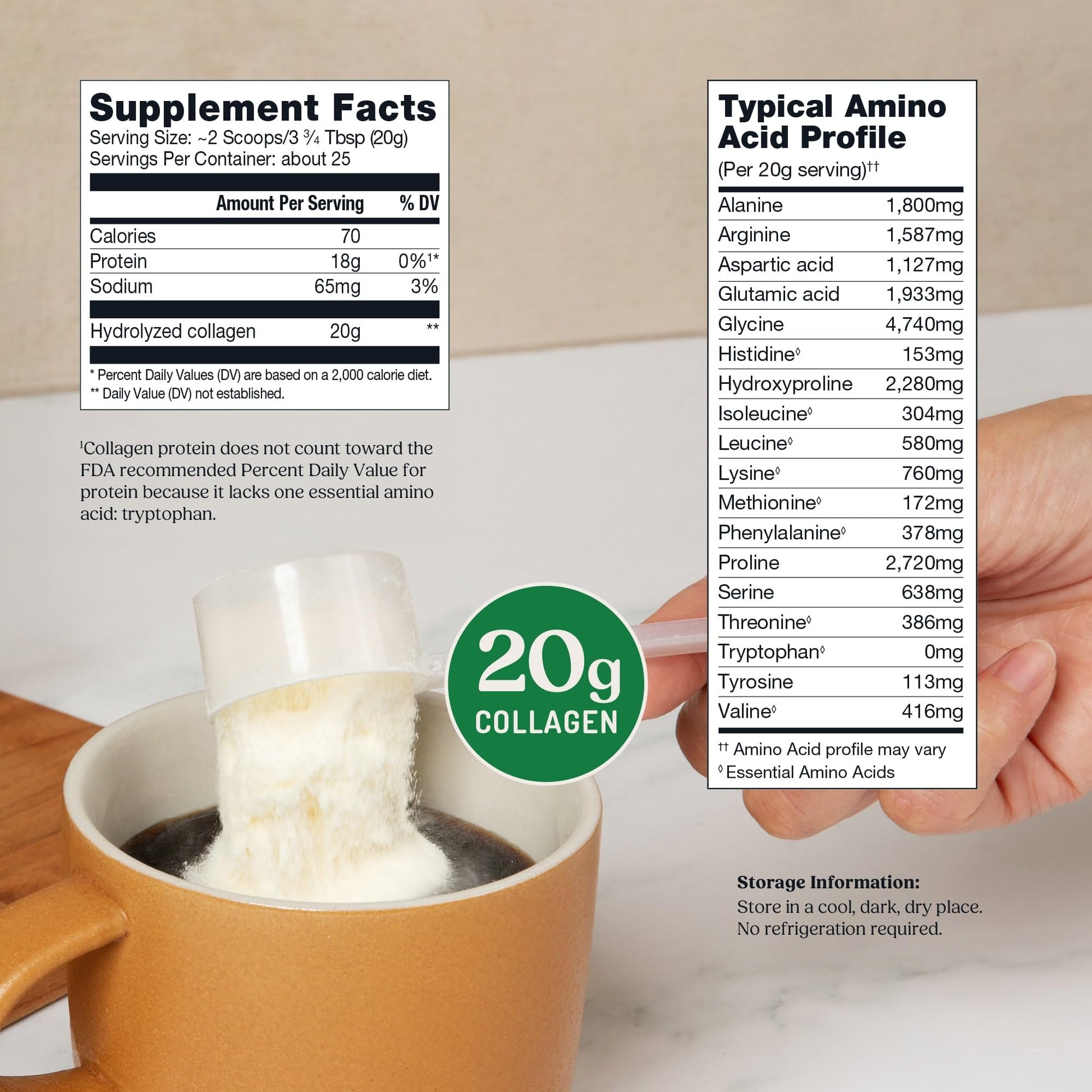 Bulletproof Unflavored Collagen Peptides Powder, 20g Grass-Fed Collagen Protein and Amino Acids for Skin, Bones and Joints, 17.6 Ounces Bulletproof Au supplements
