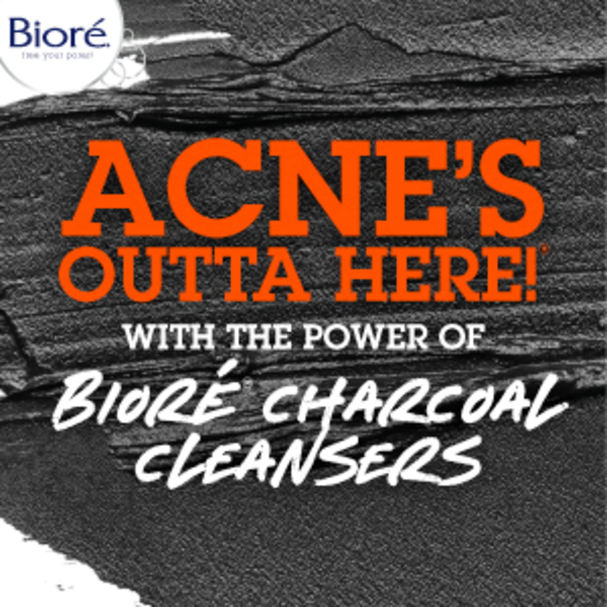 Bioré Charcoal Acne Face Scrub, with 1% Salicylic Acid and Natural Charcoal, Helps Prevent Biore Au supplements