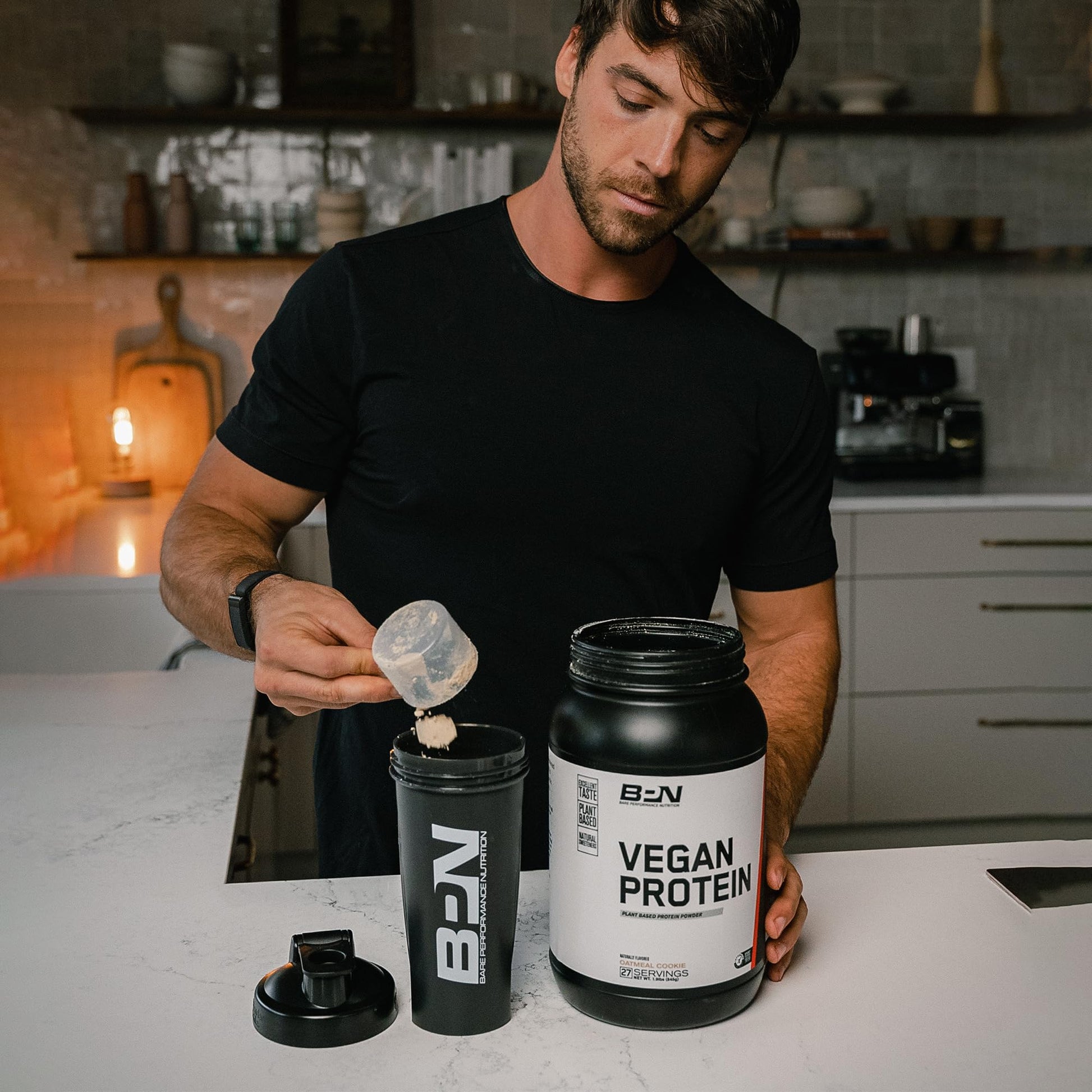 BARE PERFORMANCE NUTRITION, BPN Vegan Protein, Plant Based Protein, Vanilla BARE PERFORMANCE NUTRITION Au supplements