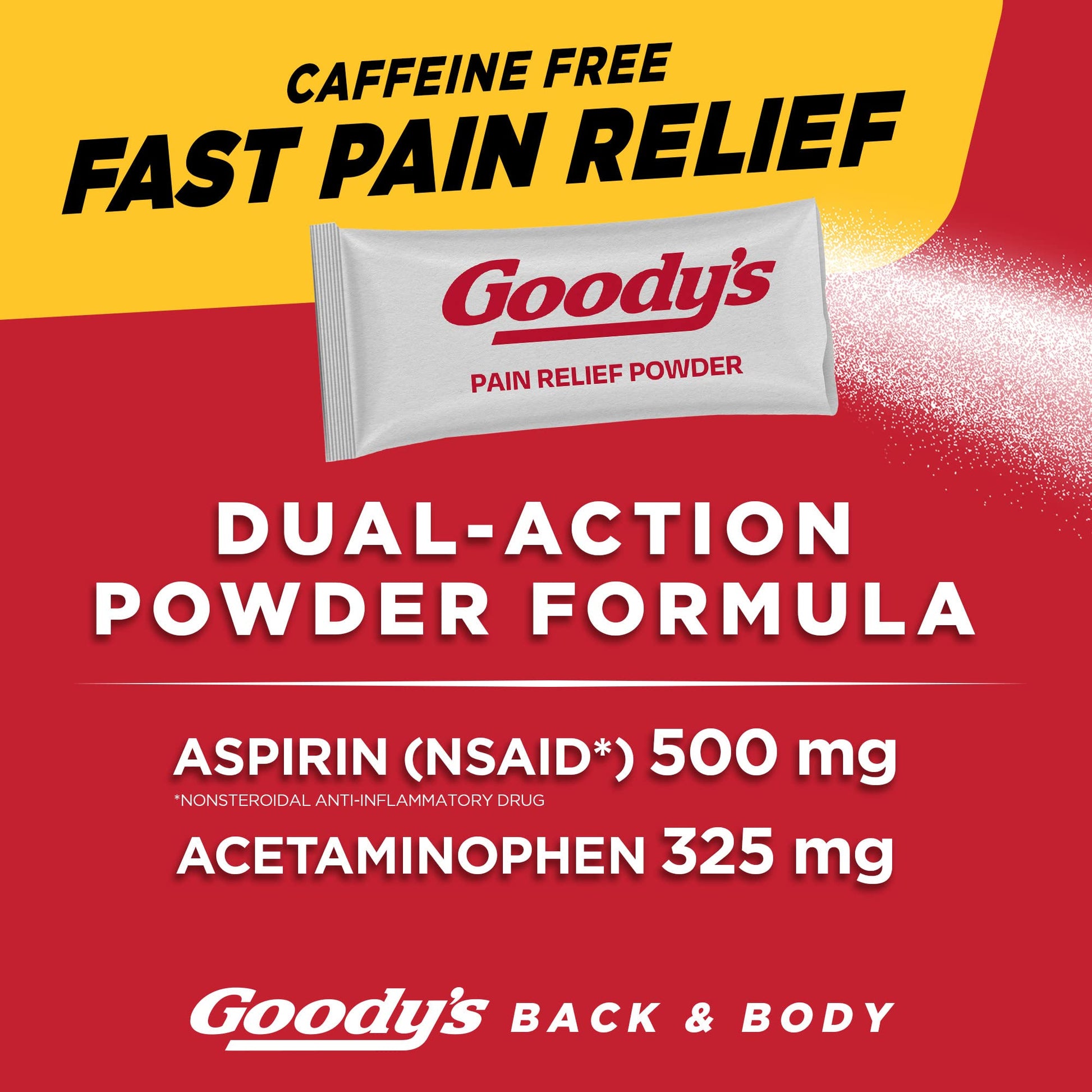 Goody's Back and Body Pain Relief Powder, 24 ct (Pack of 4) Goody's Au supplements