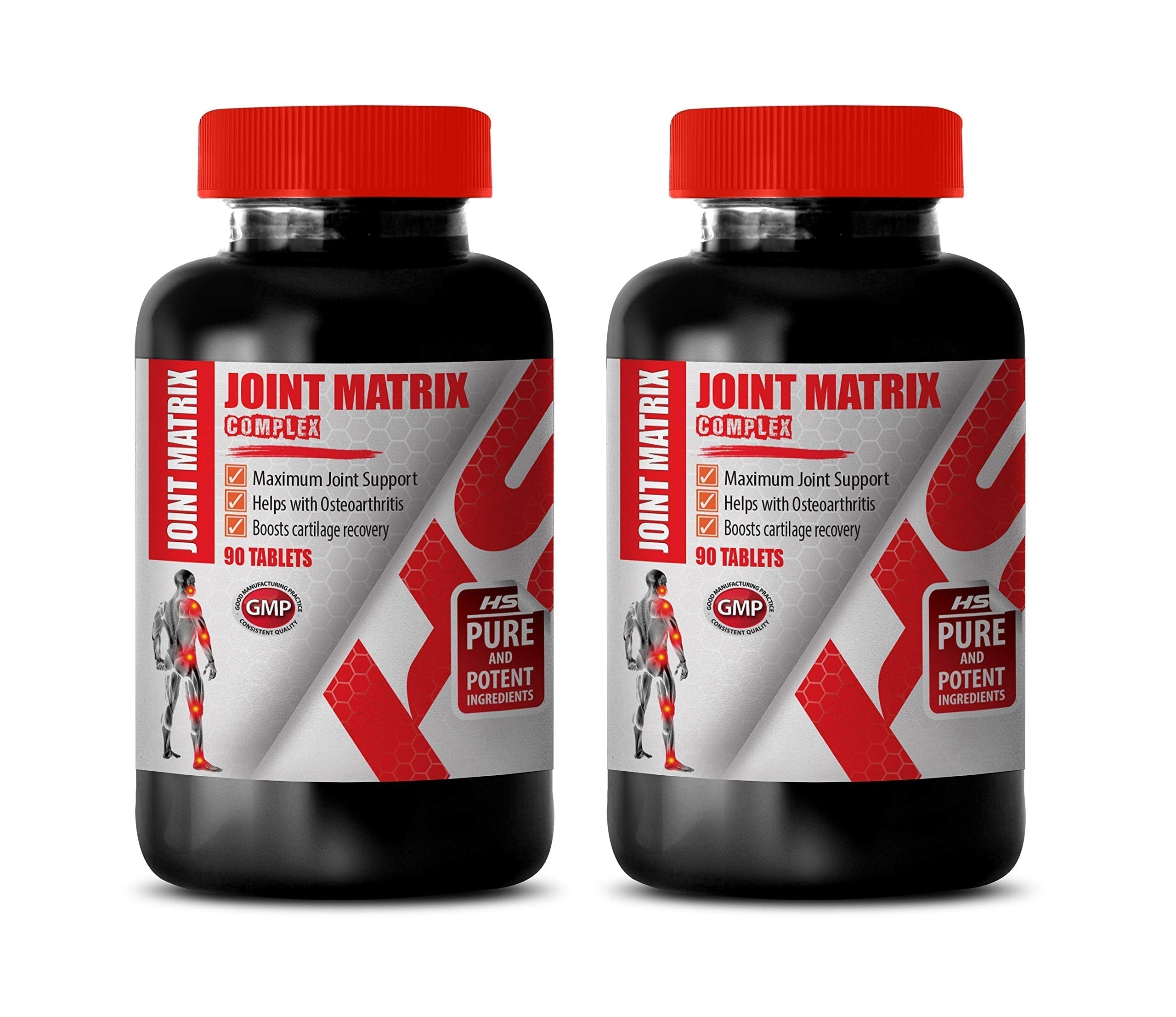Enhanced Mobility - Joint Matrix Complex - Motion Blend, Strength and Mobility, Flex Formula, Functional Complex, Active Performance, Herbal Joint Formula, Total Body Support 2 Bottles 180 Capsules Healthy Supplements LLC Au supplements