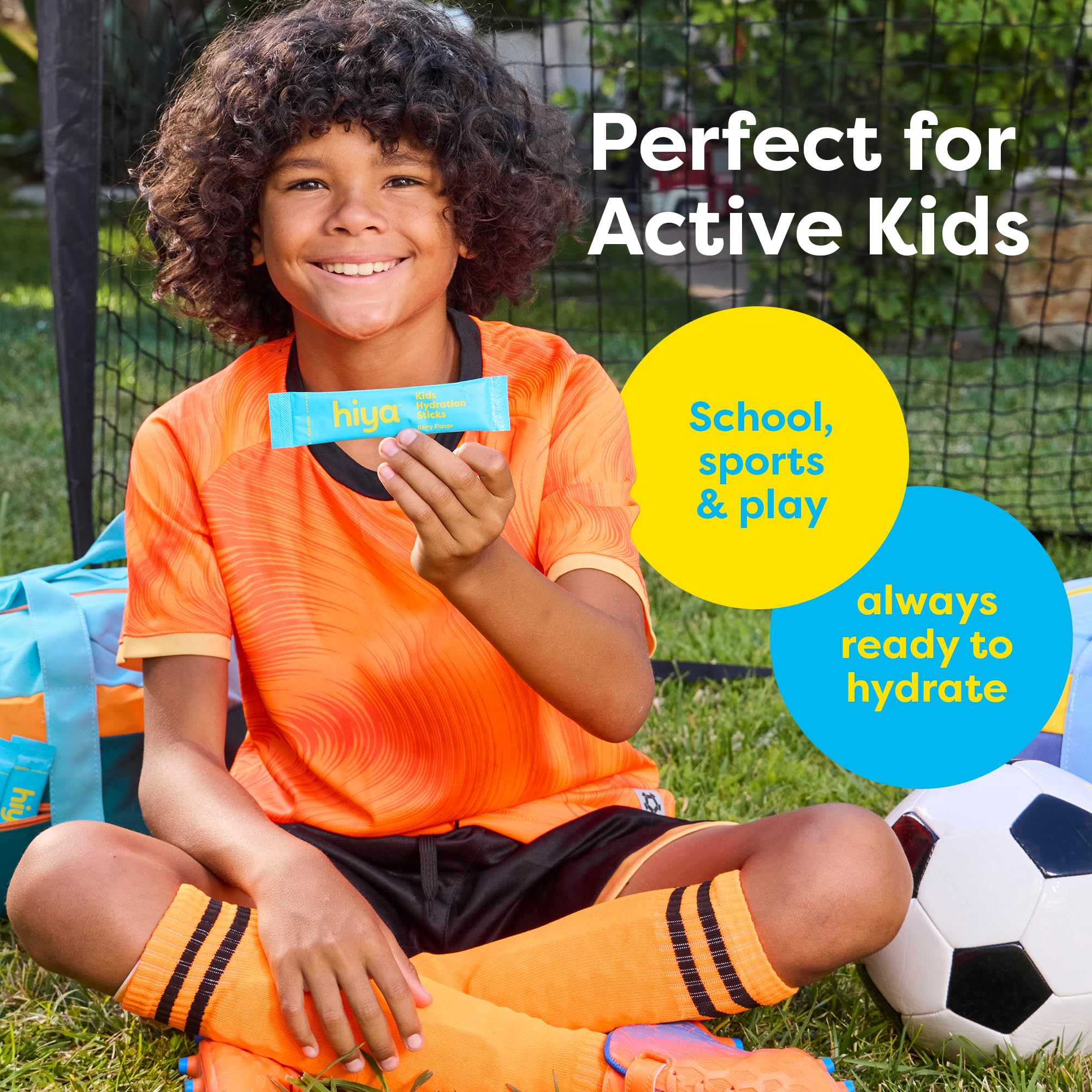 Hiya Kids Hydration with Electrolytes - Zero Added Sugar Berry Flavored Kids Hydration Packets - 15 Sticks - Travel-Friendly Drink Mix for Children Ages 2+ HIYA Au supplements