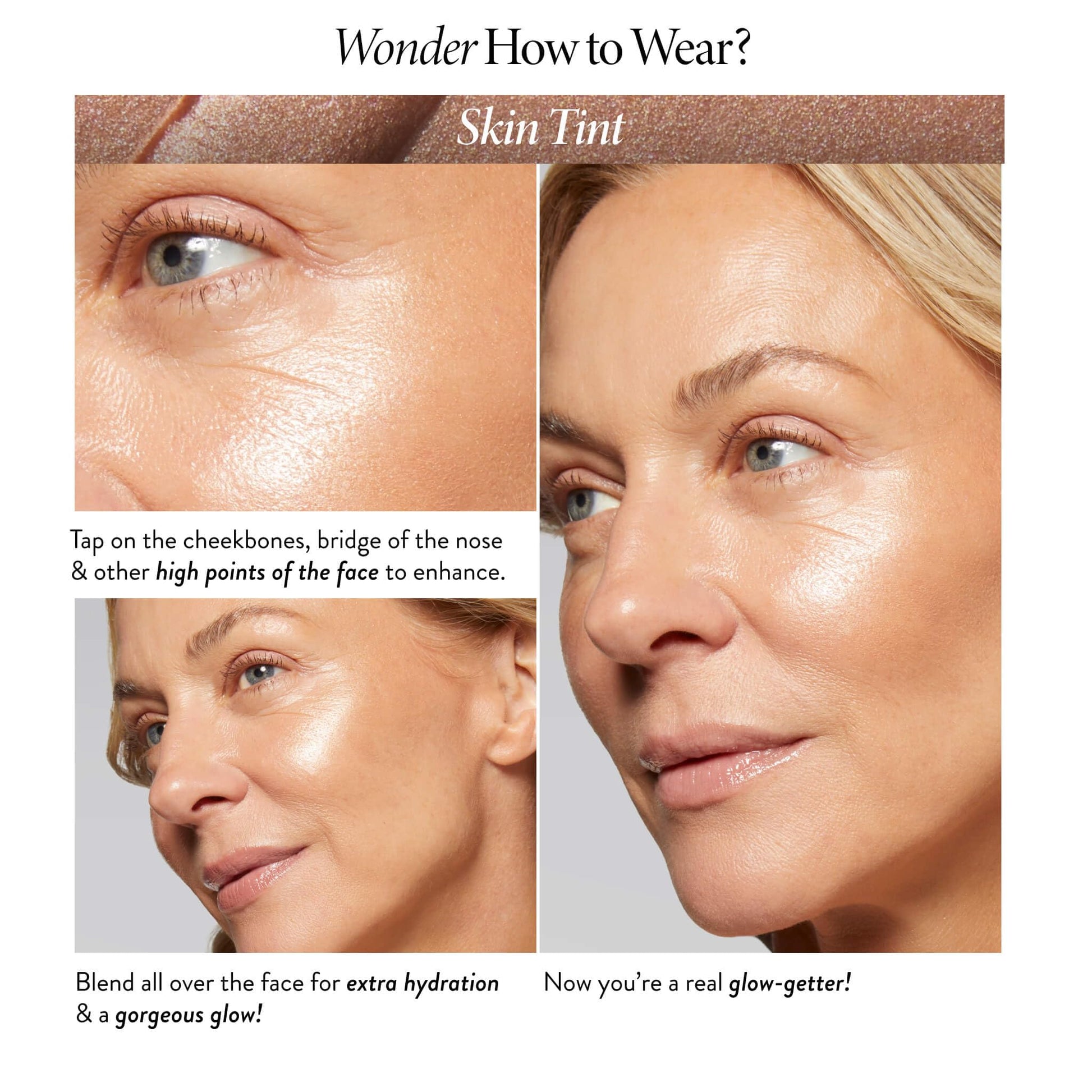 LAURA GELLER NEW YORK The Wonder Balm Cream Illuminator - Hydrating Weightless Subtle Hint of Color + Glow for Mature Skin - Vegan Squalane - Apply to Cheeks & Lips (01 Nice-n-Natural) LAURA GELLER NEW YORK Au supplements