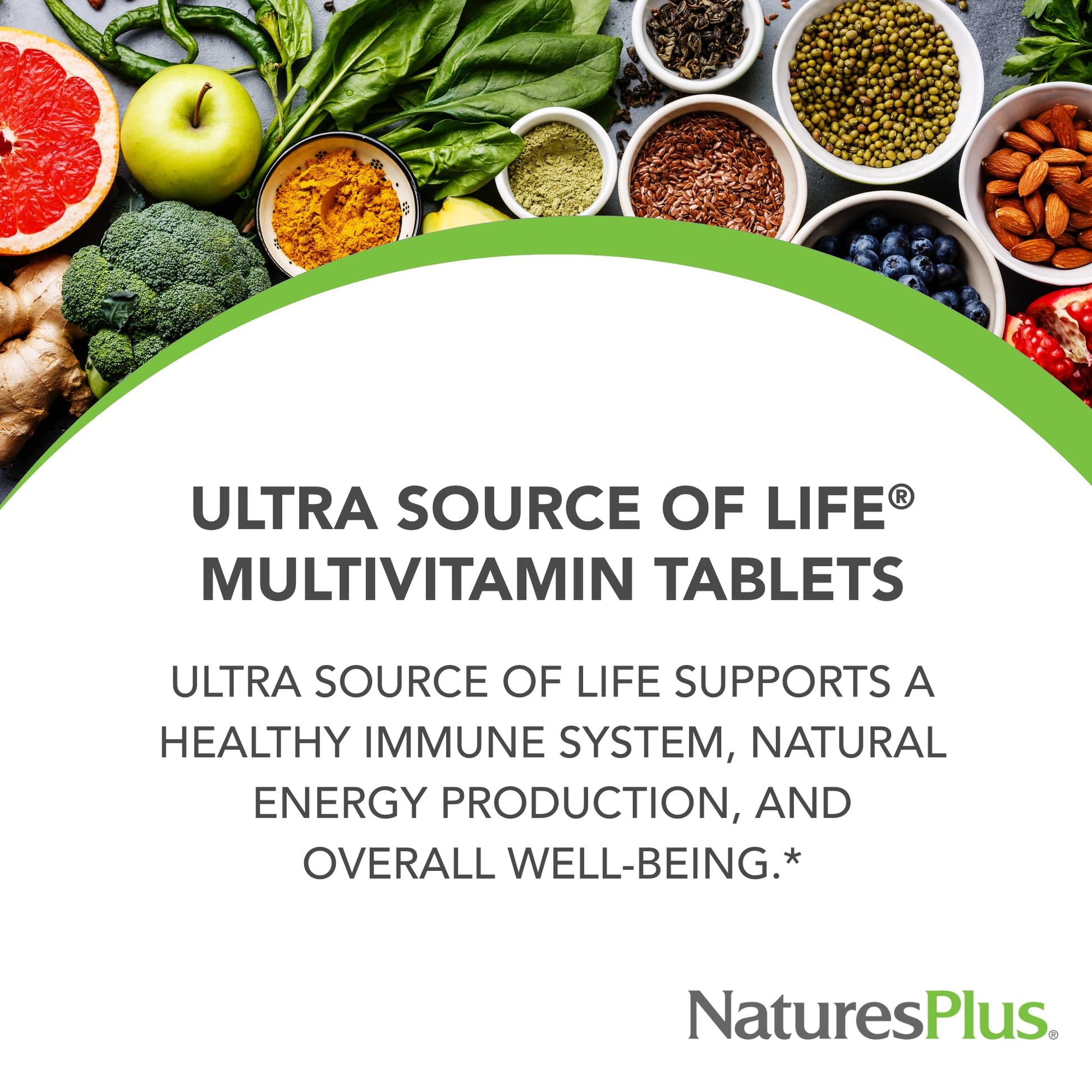 NaturesPlus Ultra Source of Life with Lutein - 180 Tablets - Multivitamin Supplement with Whole Foods - Supports Natural Energy & Overall Well-Being - Gluten Free, Vegetarian - 60 Servings NaturesPlus Au supplements