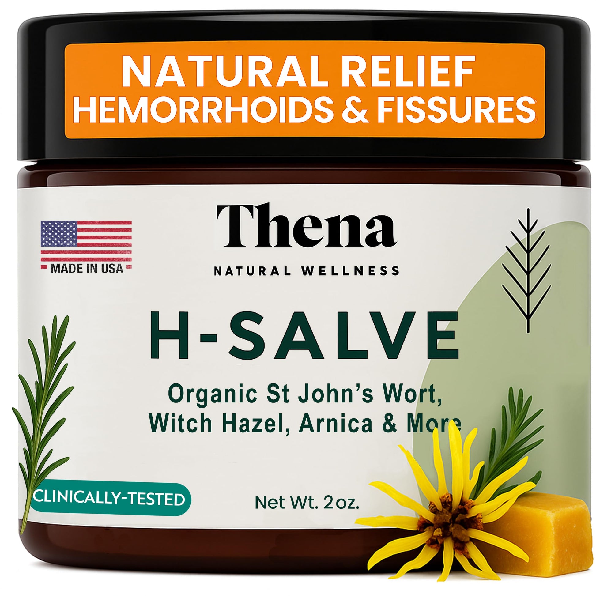 Intense Hemorrhoid Treatment Natural Hemorrhoid Relief Cream, Max Strength Herbal Anal Fissure Relief Ointment with Organic Witch Hazel for Postpartum Piles, Best with Thena Sitz Bath Soak Women Men THENA Natural Wellness Au supplements