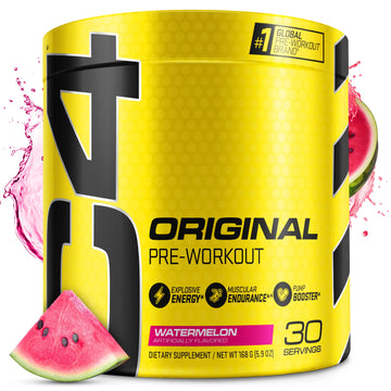 Cellucor C4 Original Pre Workout Powder Watermelon Sugar Free Preworkout Energy Cellucor Au supplements