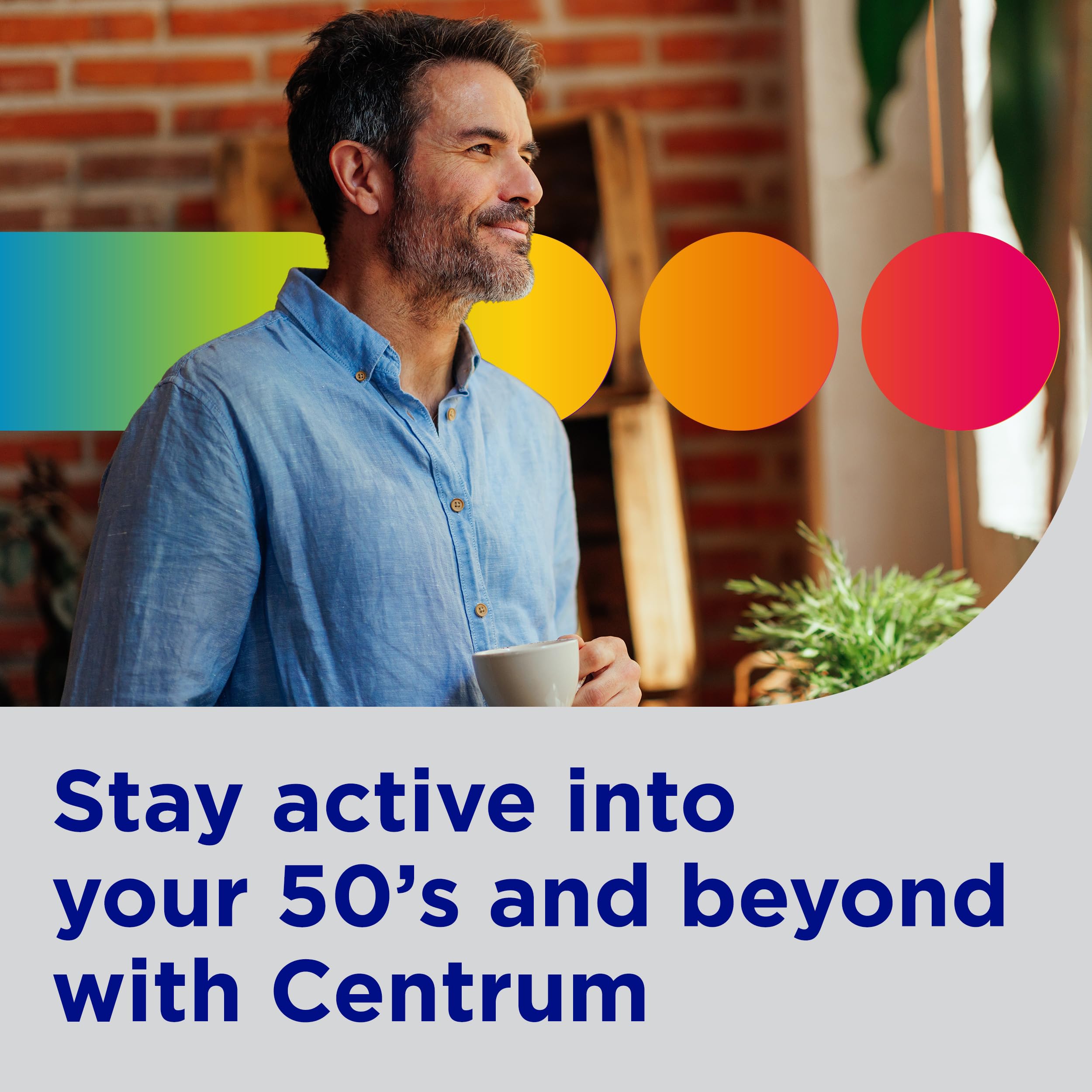 Centrum Minis Silver Multivitamin for Men 50 Plus, Multivitamin/Multimineral Supplement, Vitamin D3, B-Vitamins and Zinc, Non-GMO Ingredients Centrum Au supplements
