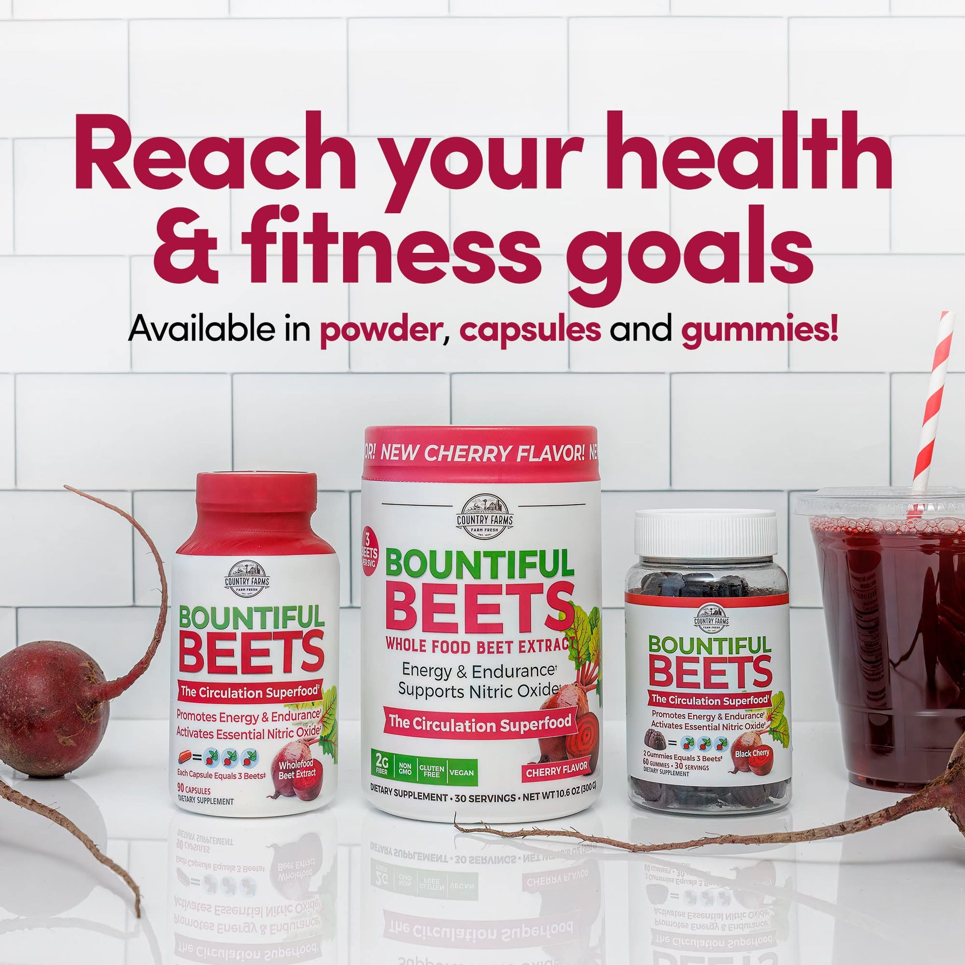 COUNTRY FARMS Bountiful Beets, Wholefood Beet Extract Superfood, Helps Support Healthy COUNTRY FARMS Au supplements