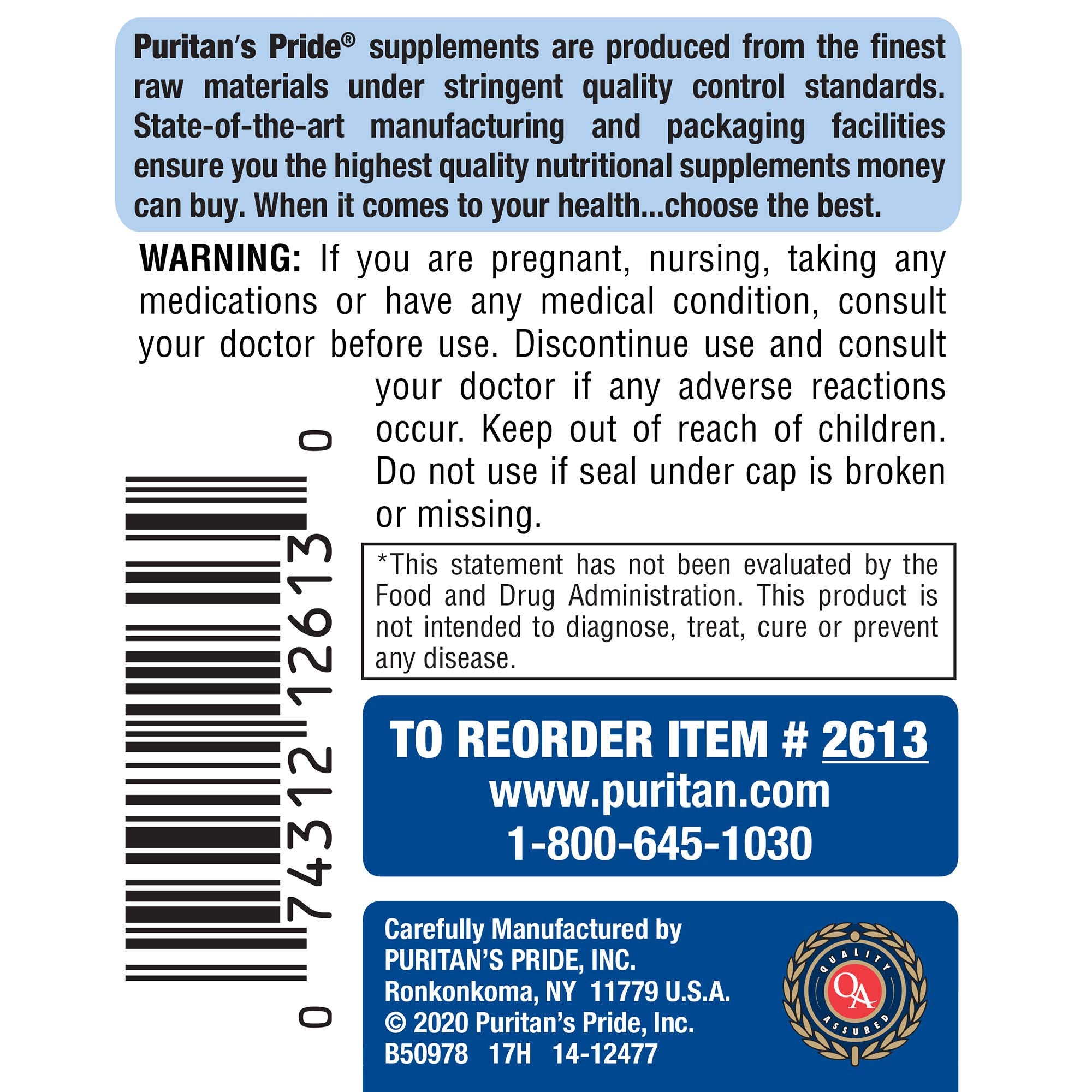 Puritan's Pride Probiotic Supplement, Acidophilus, Capsule, 250 Count(Pack of 1) Puritan's Pride Au supplements