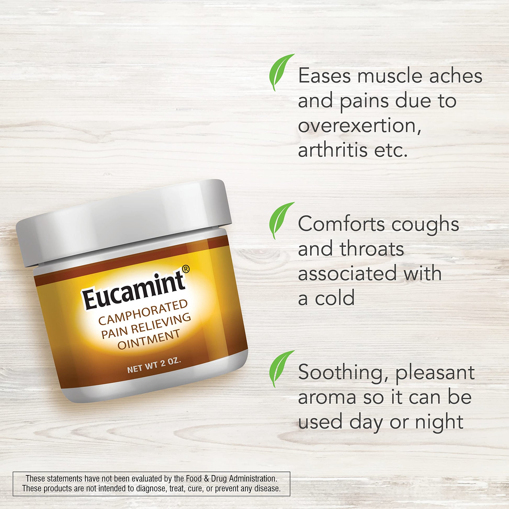 Botanic Choice Eucamint-Pain Relieving Ointment-Muscle, Joints, Sinus, Coughs Botanic Choice Au supplements