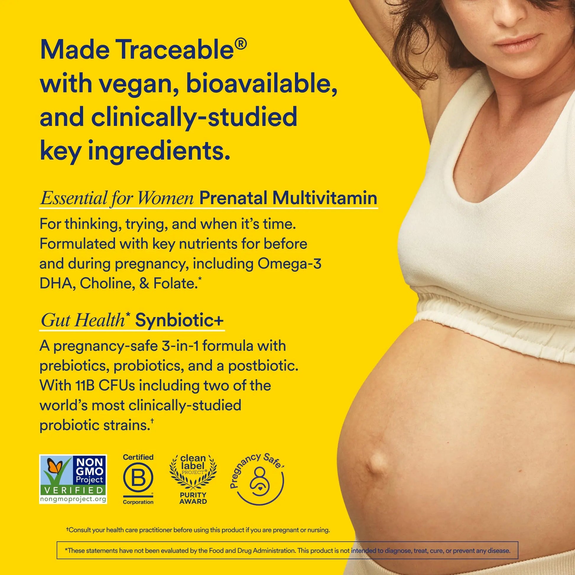Ritual Prenatal Multivitamin and Gut Duo Supplements with Prenatal Vitamins and Synbiotic+: 3-in-1 Probiotic, Prebiotic, Postbiotic, Supports Pregnancy, and Gut Health, 30 Day Supply Ritual Au supplements