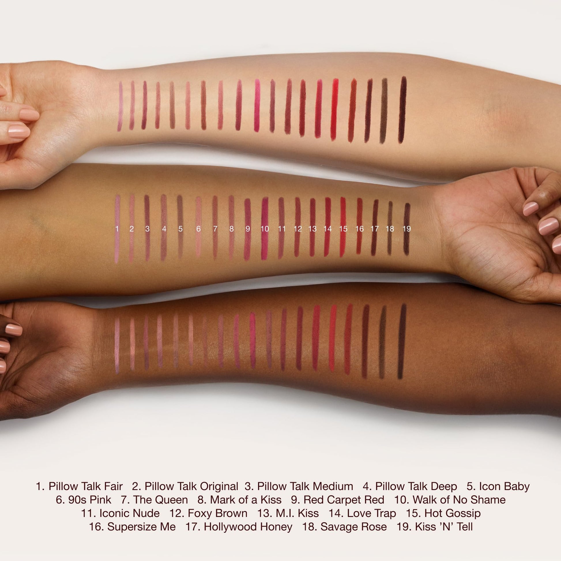 Charlotte Tilbury Lip Cheat Lip Liner Pencil - Gives Lips a Fuller-Looking, Defined Pout - Enriched with Jojoba Oil & Hyaluronic Acid - Waterproof, Smudge-Proof & Transfer-Proof - Pillow Talk Medium Charlotte Tilbury Au supplements