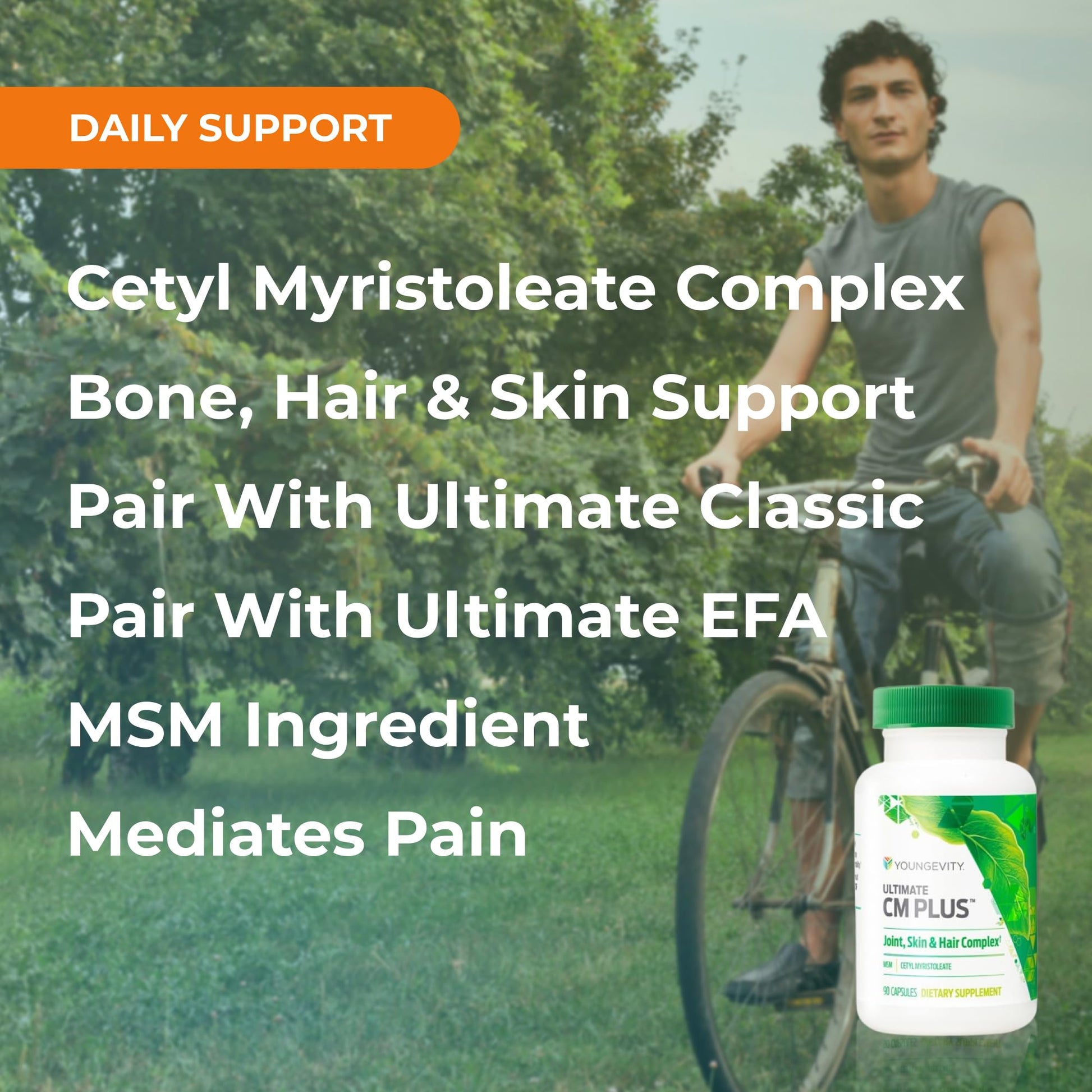 Youngevity Ultimate CM Plus™ - Patented Bone Health Supplement MSM & Cetyl Myristoleate - Muscle and Bone Health Complex - (90 Capsules) Youngevity Au supplements