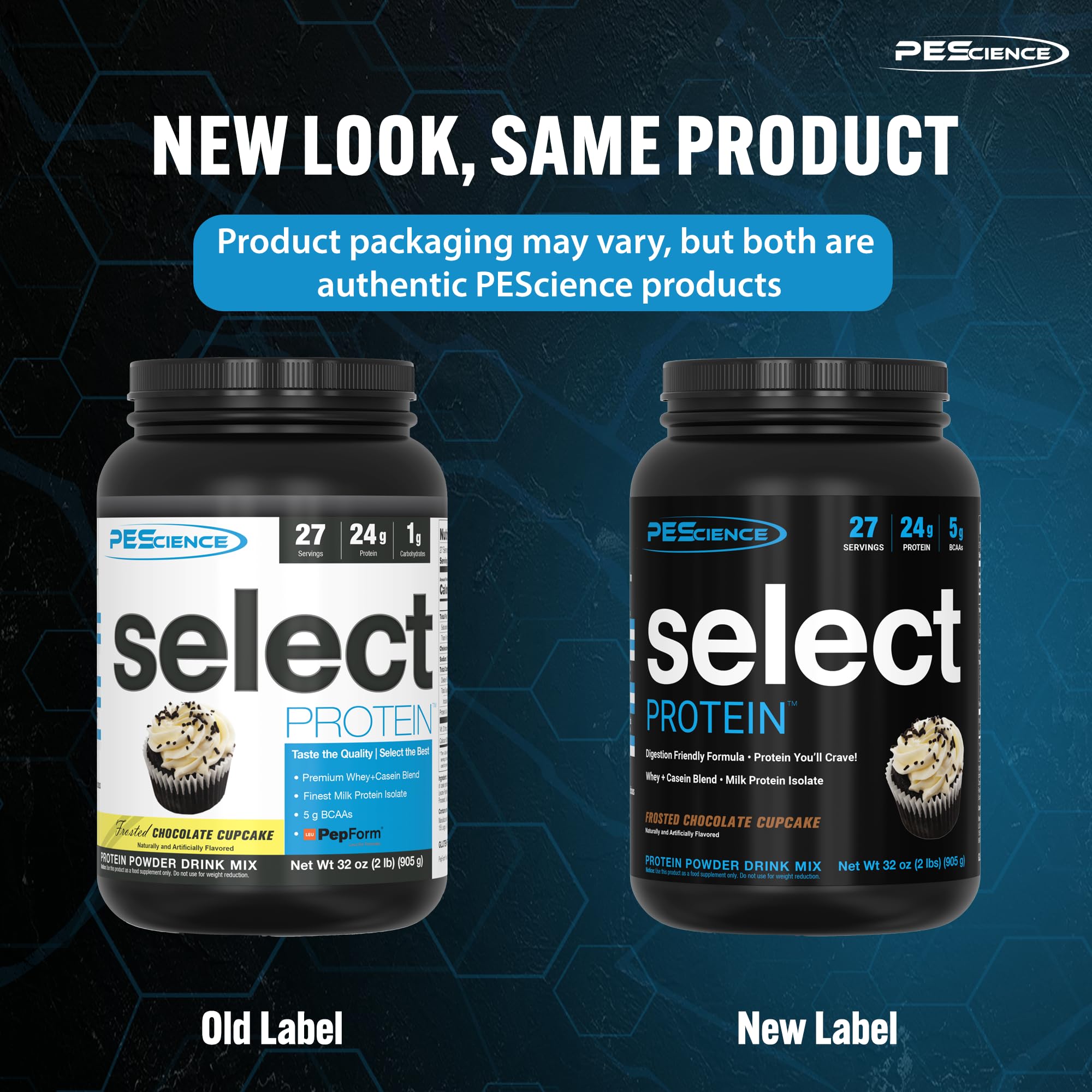 PEScience Select Low Carb Protein Powder, Chocolate Cupcake, 27 Serving, Keto PEScience Au supplements