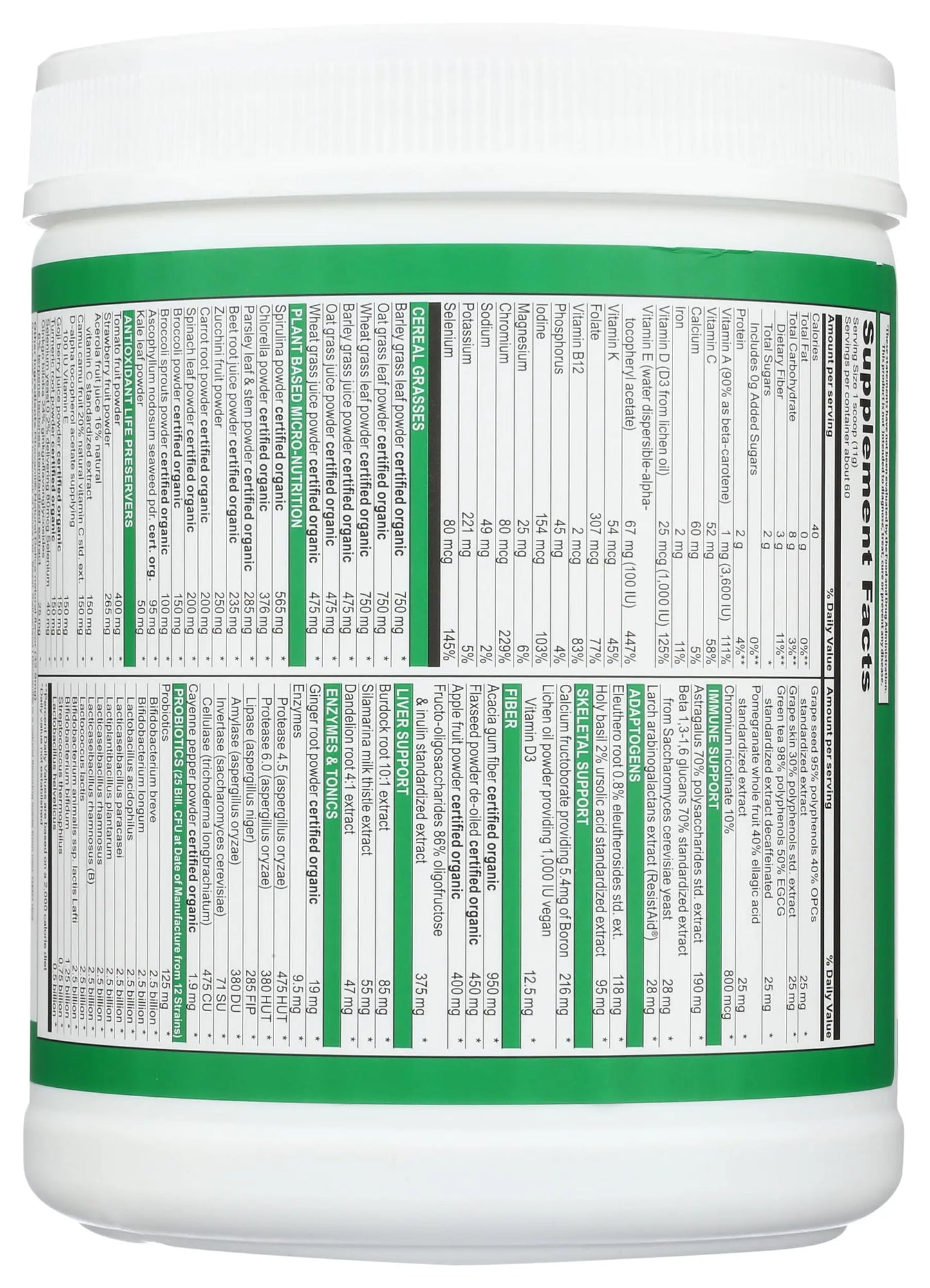Vibrant Health Green Vibrance Powder, 23.28 oz Vibrant Healthnz supplements