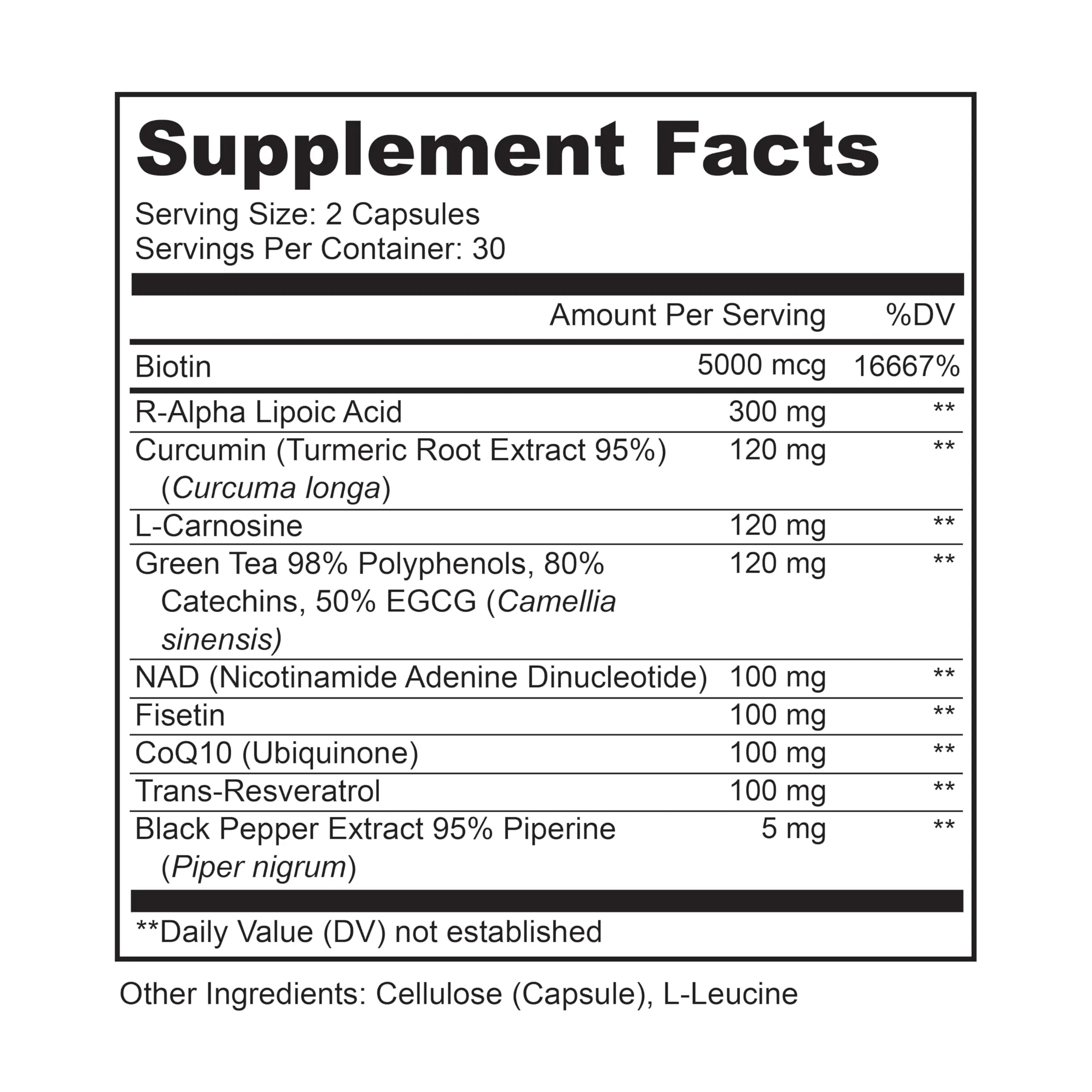 LIVELY VITAMIN CO. Perfect Ten - Anti-Aging & Antioxidant Supplement - Biotin & Lipoic Acid - Healthy Hair, Skin, Nails - Energy Boost - Sharper Brain Function - Stronger Immunity - 60 Capsules LIVELY VITAMIN CO Au supplements