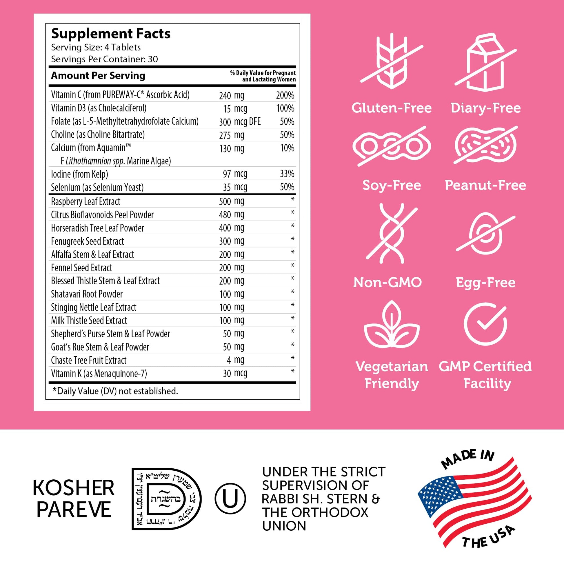Zahler Postnatal Flow for Advanced Lactation Support, Breastfeeding + Postnatal Support, 120 Tablets. Zahler Au supplements