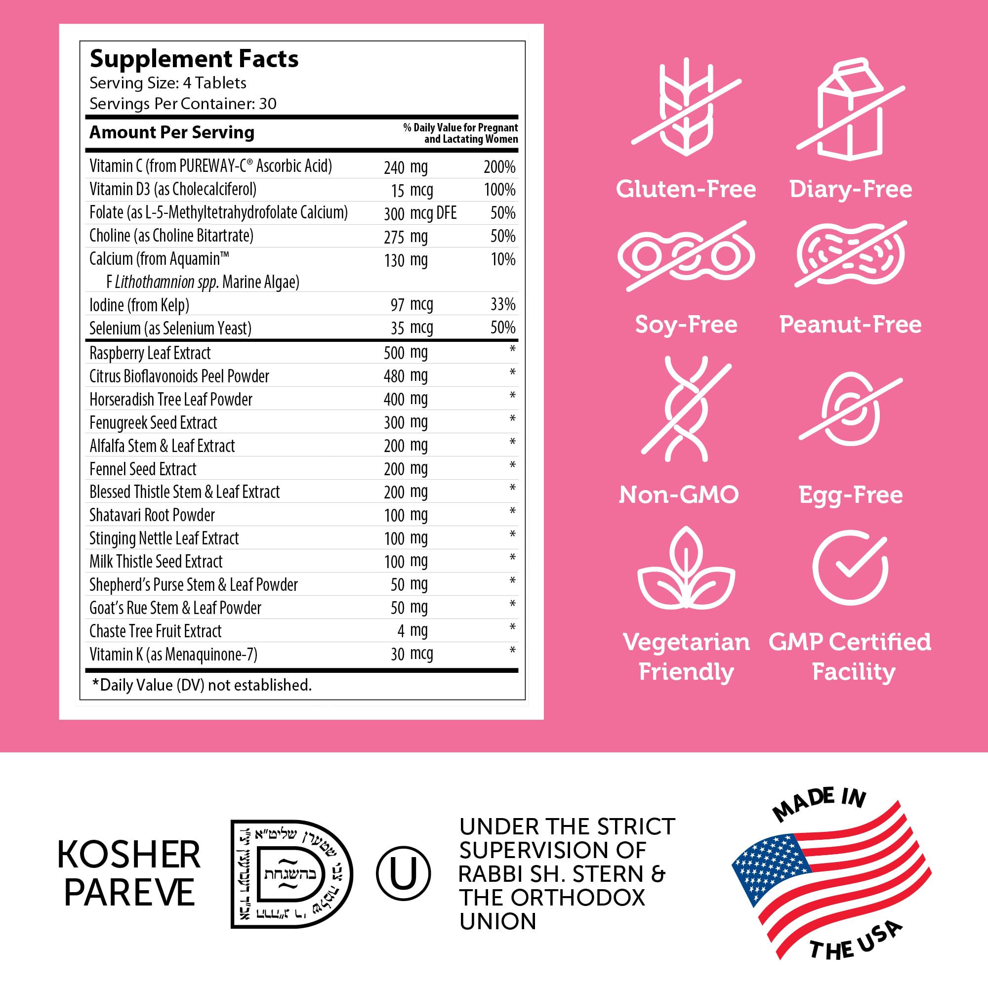 Zahler Postnatal Flow for Advanced Lactation Support, Breastfeeding + Postnatal Support, 120 Tablets. Zahler Au supplements