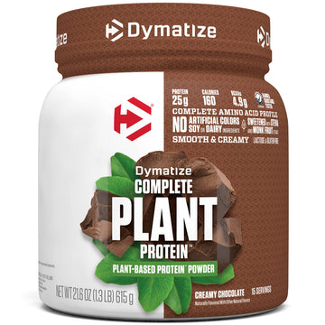 Dymatize Vegan Plant Protein, Creamy Chocolate, 25g Protein, 4.8g BCAAs, Complete Dymatize Au supplements