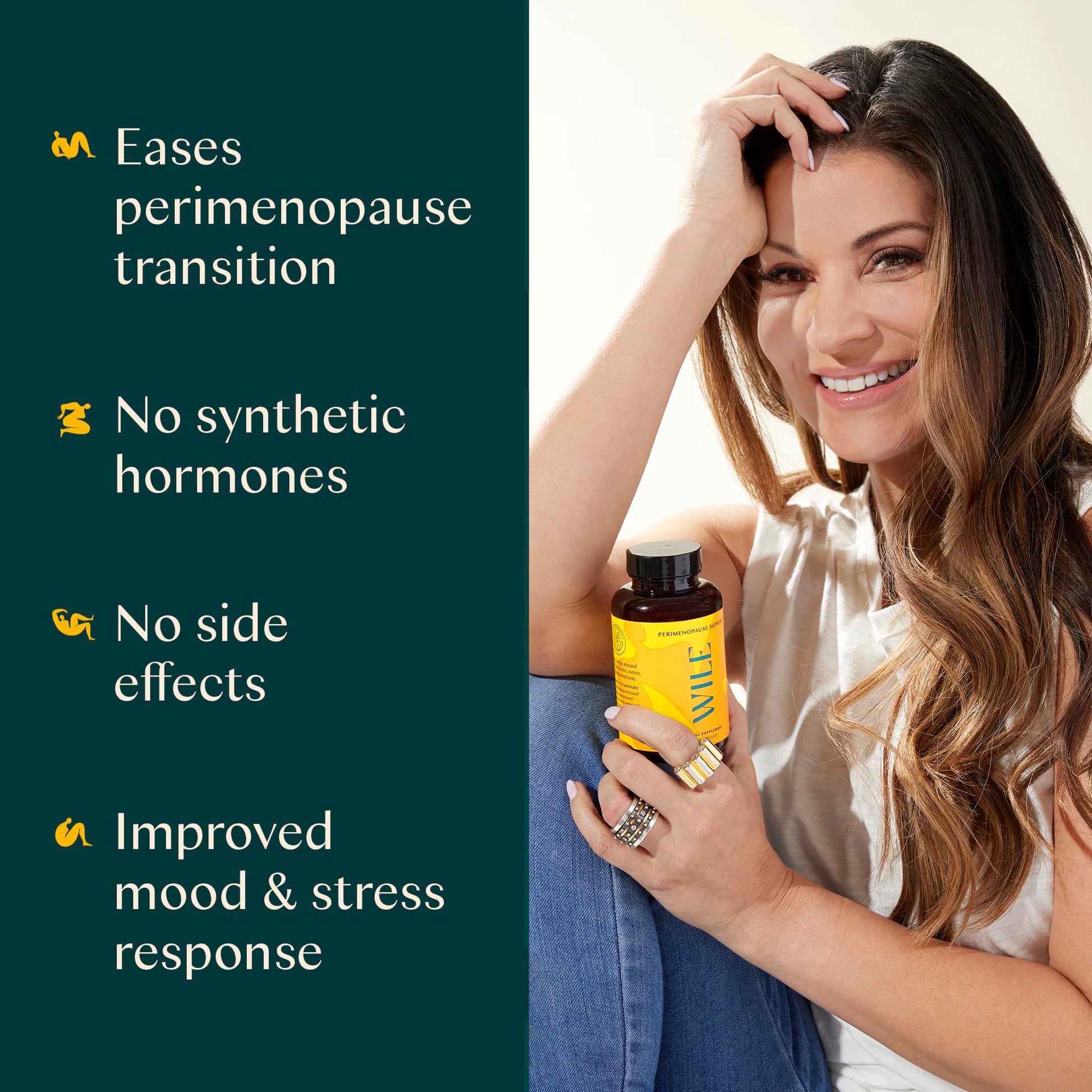 Wile Perimenopause Supplement for Women with Ashwagandha, Kudzu Root, Hops Extract WILE Au supplements