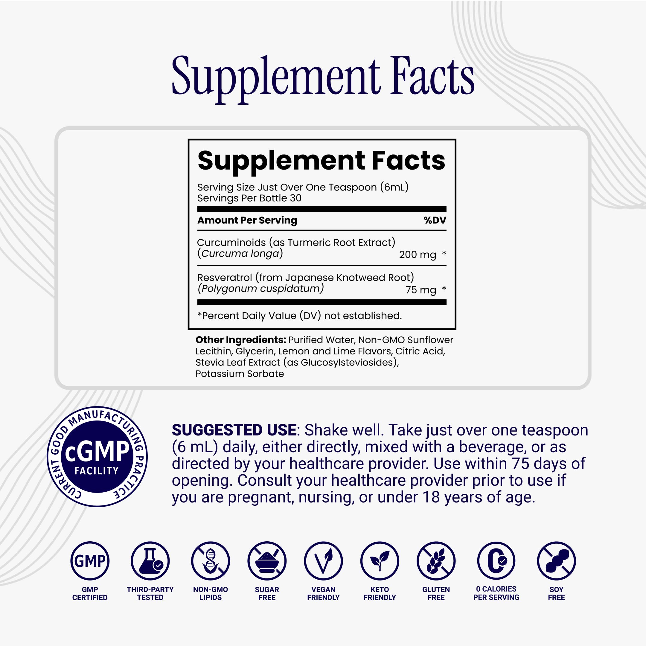 Rho Nutrition Liposomal Curcumin + Resveratrol (1 Pack) – Ultra High Absorption Liquid Curcumin Supplement – Promotes Joint Comfort, Mobility, Cellular Health and Overall Well-Being Rho Nutrition Au supplements