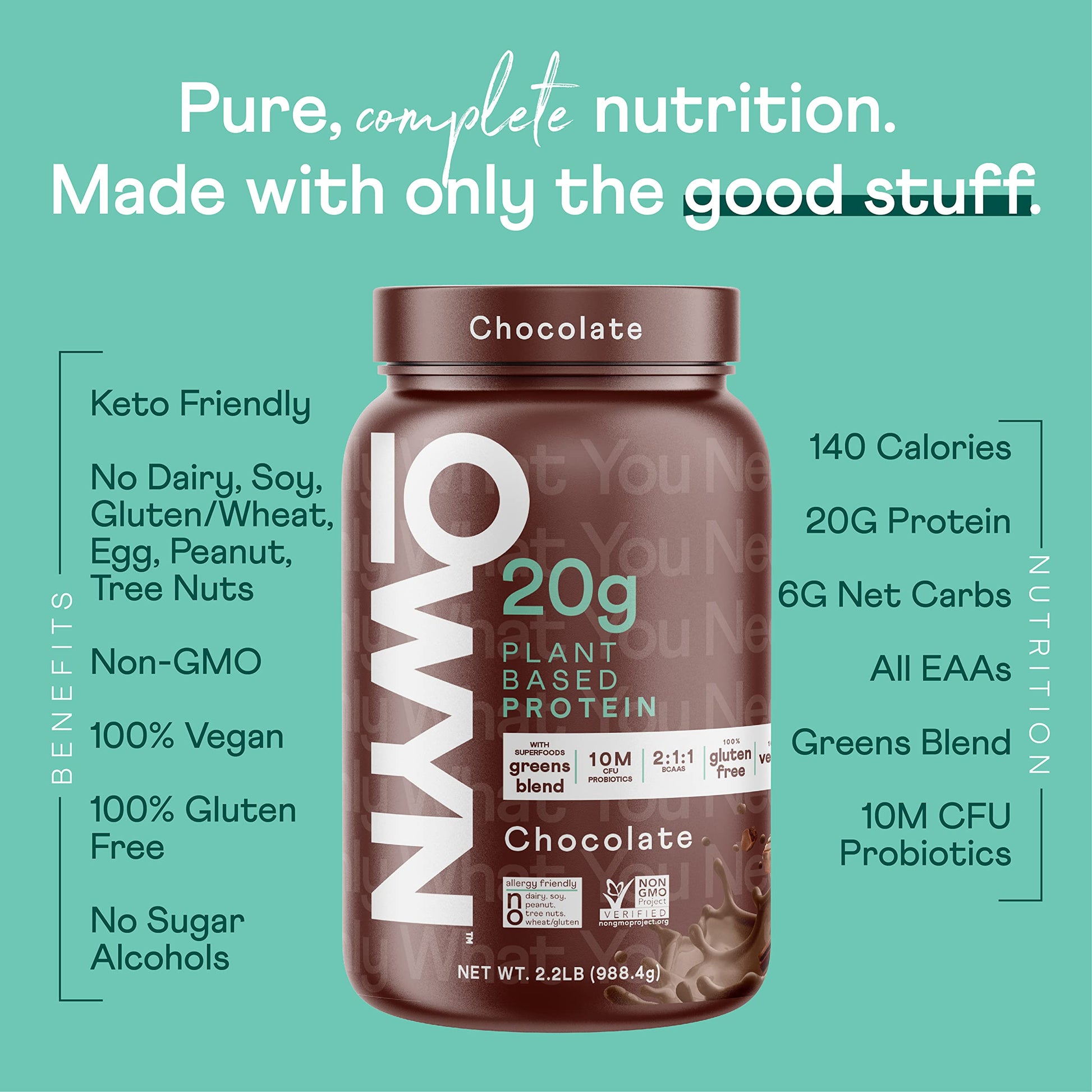 OWYN Only What You Need Vegan Protein Powder, 20g Plant Based Protein, Probiotics OWYN Only What You Need Au supplements