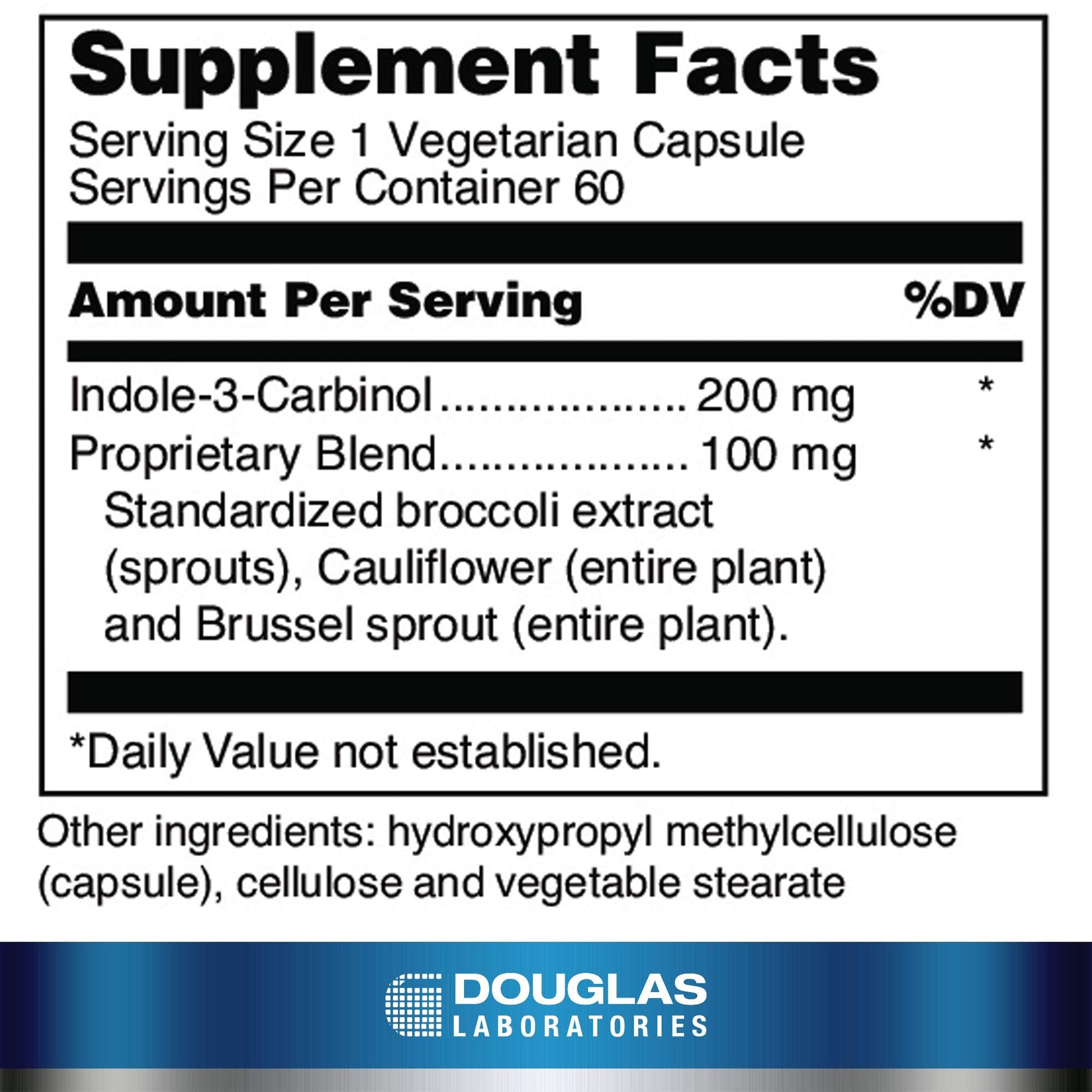 Douglas Laboratories Ultra I-3-C | Indole-3-Carbinol is a Proprietary Blend of Cruciferous Vegetables | 60 Capsules Douglas Laboratories Au supplements