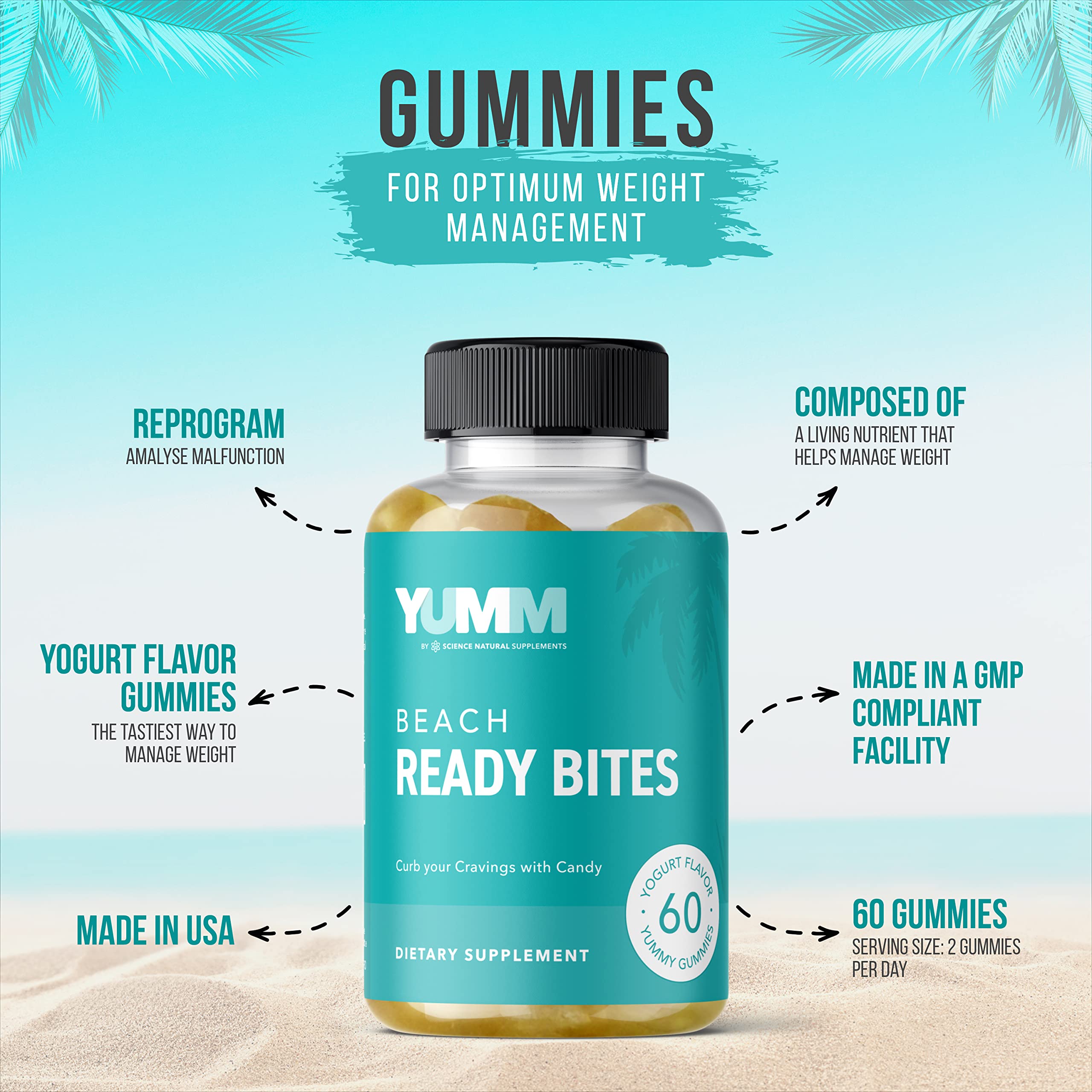 Science Natural Supplements Yumm Beach Ready Bites Formulated to Support Weight Science Natural Supplements Au supplements