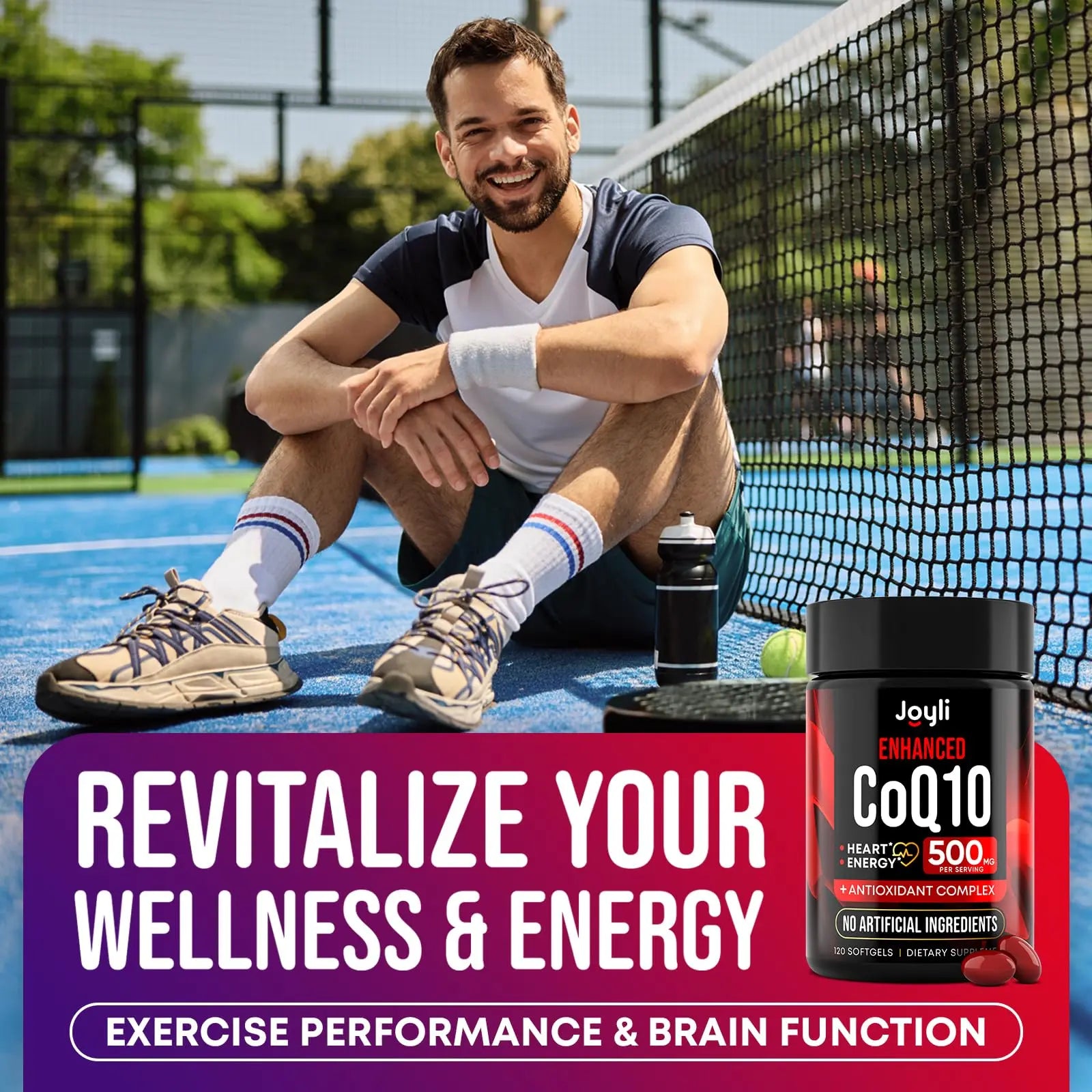 CoQ10 500mg + Magnesium Glycinate Gummies Bundle – High Absorption Coenzyme Q10 120 Softgels & 60 Sugar-Free Sleep Gummies – Heart, Energy & Mood Support – Enhanced Formula, USA Made JOYLI Nutrition Au supplements