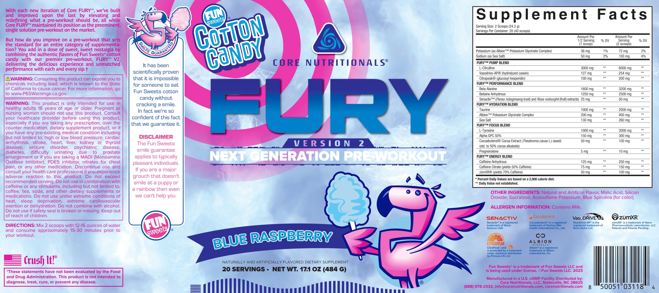 Core Nutritionals Fury V2: Pre-Workout Powder to Maximize Performance in The Gym Core Nutritionals Au supplements